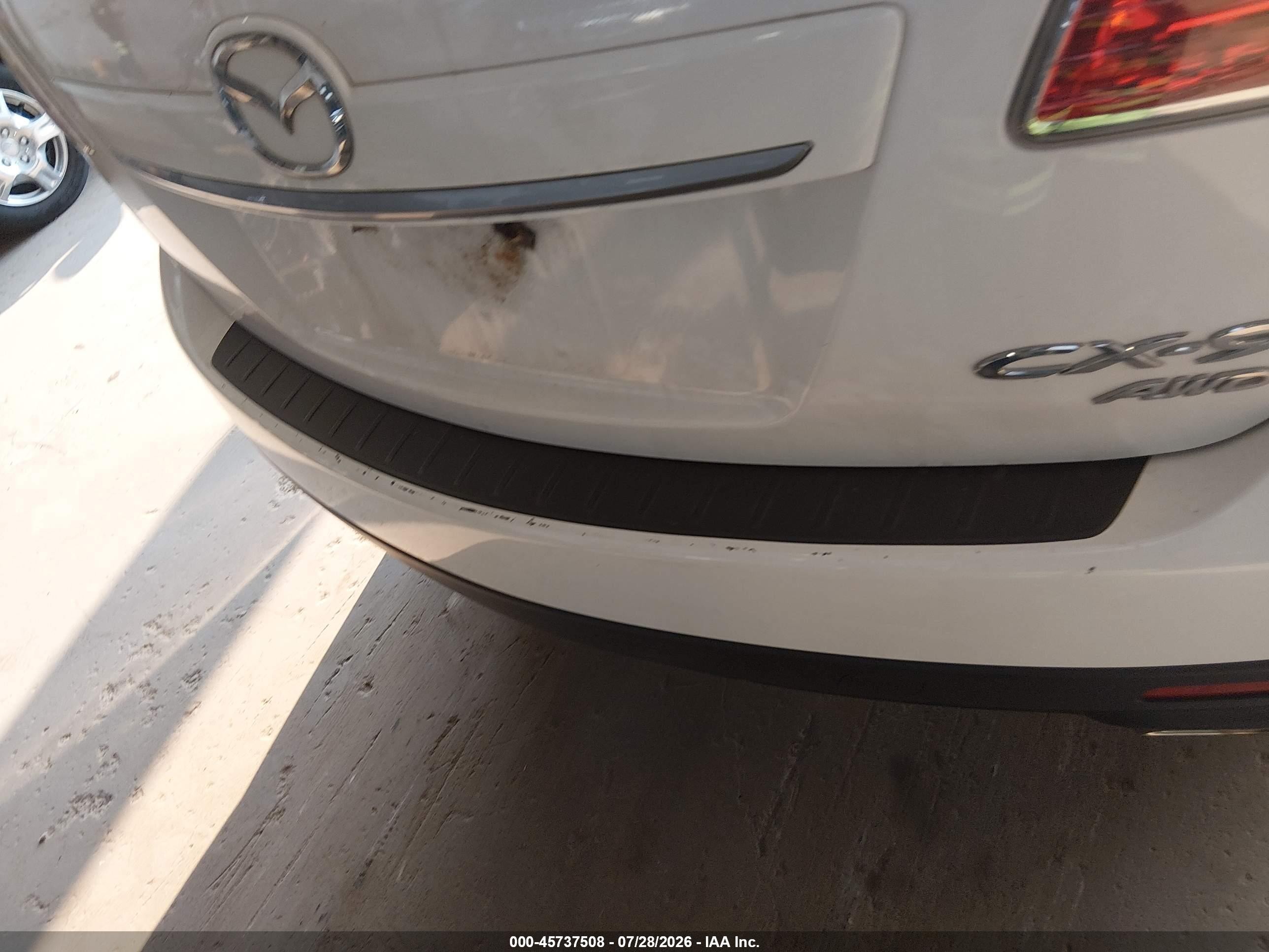 2011 Mazda Cx-9 Grand Touring White vin: JM3TB3DA8B0326621