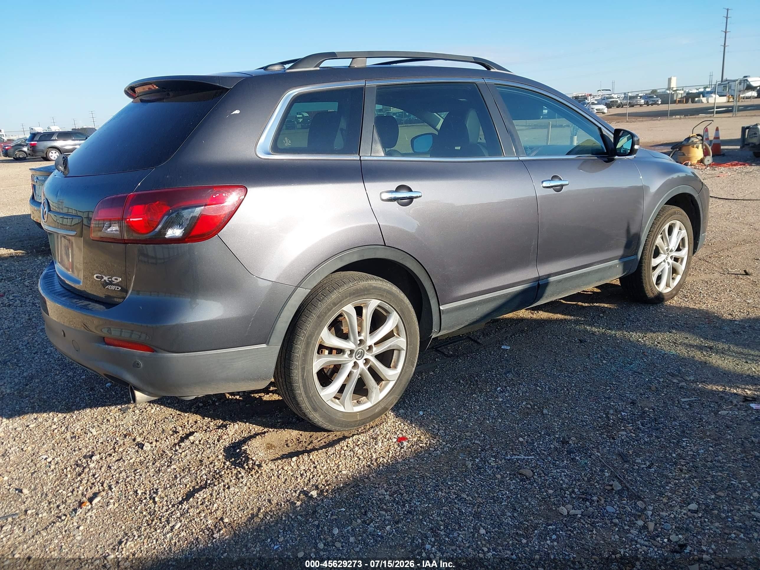 2013 Mazda Cx-9 Grand Touring Серый vin: JM3TB3DA8D0404043
