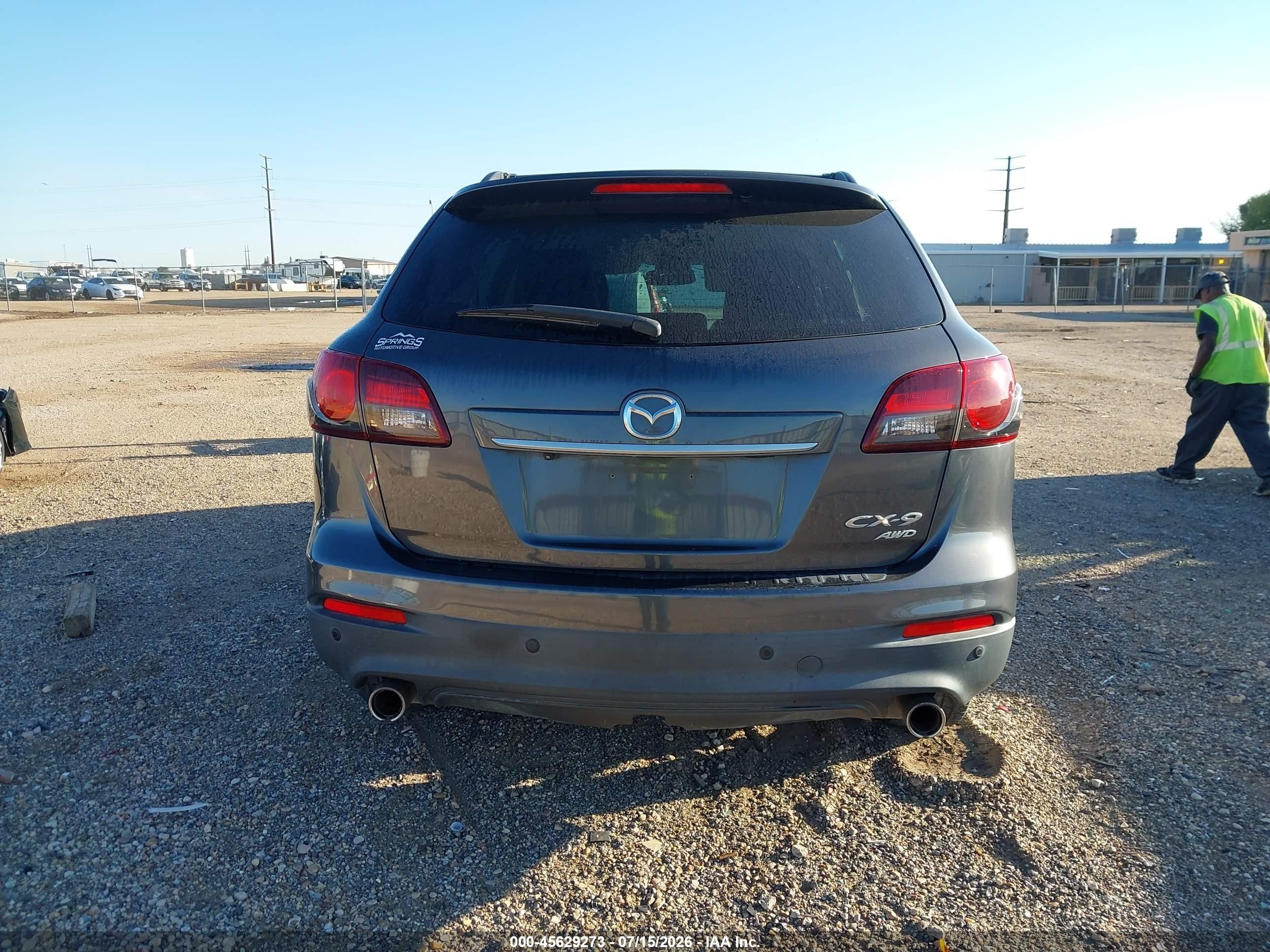 2013 Mazda Cx-9 Grand Touring Серый vin: JM3TB3DA8D0404043