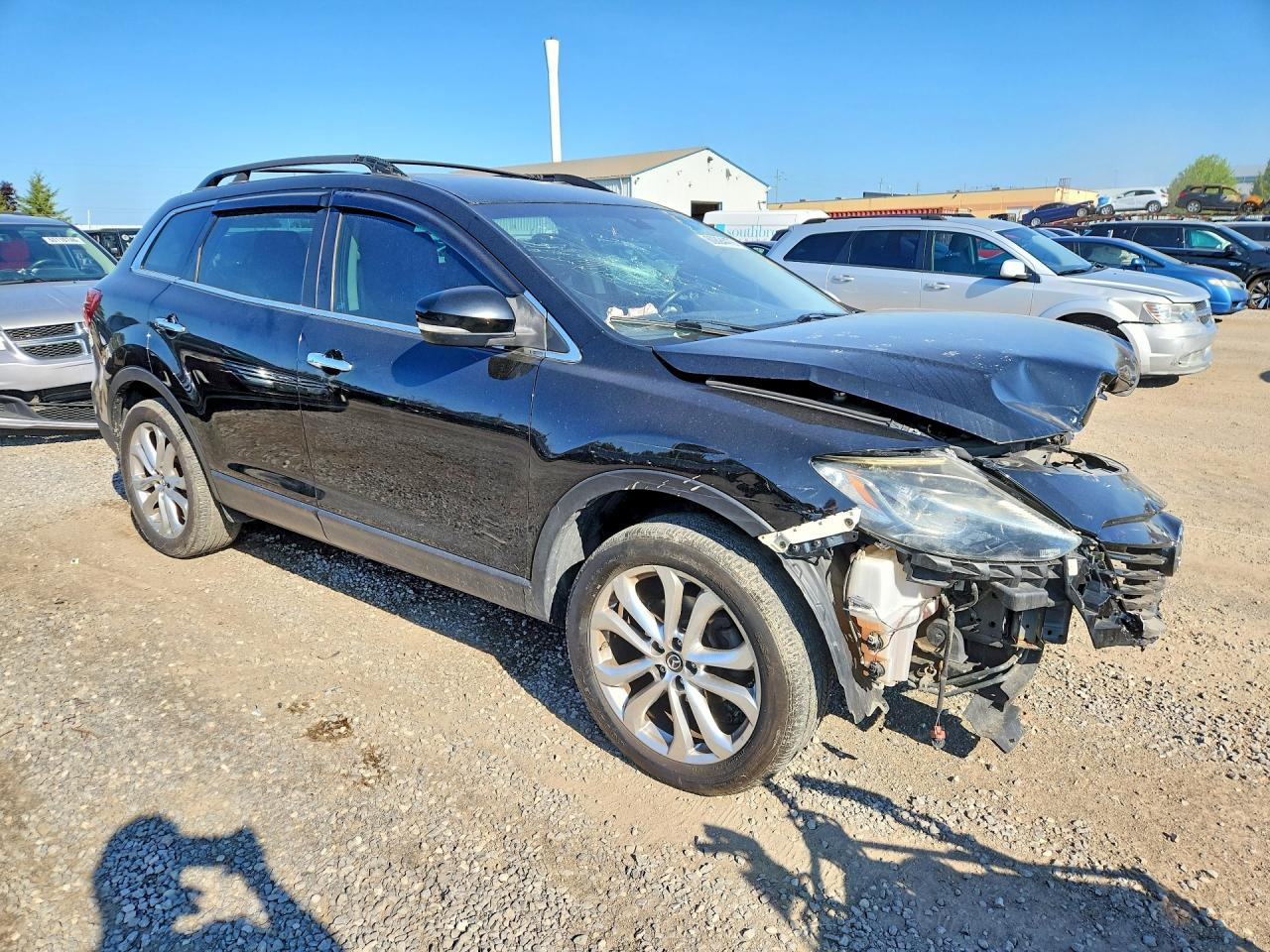 2013 Mazda Cx-9 Grand Touring Black vin: JM3TB3DA8D0409632