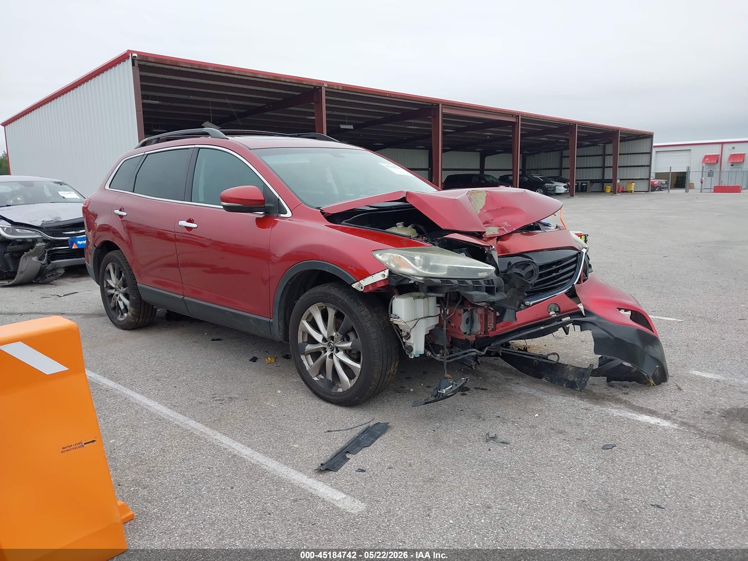 2015 Mazda Cx-9 Grand Touring Red vin: JM3TB3DA8F0460647