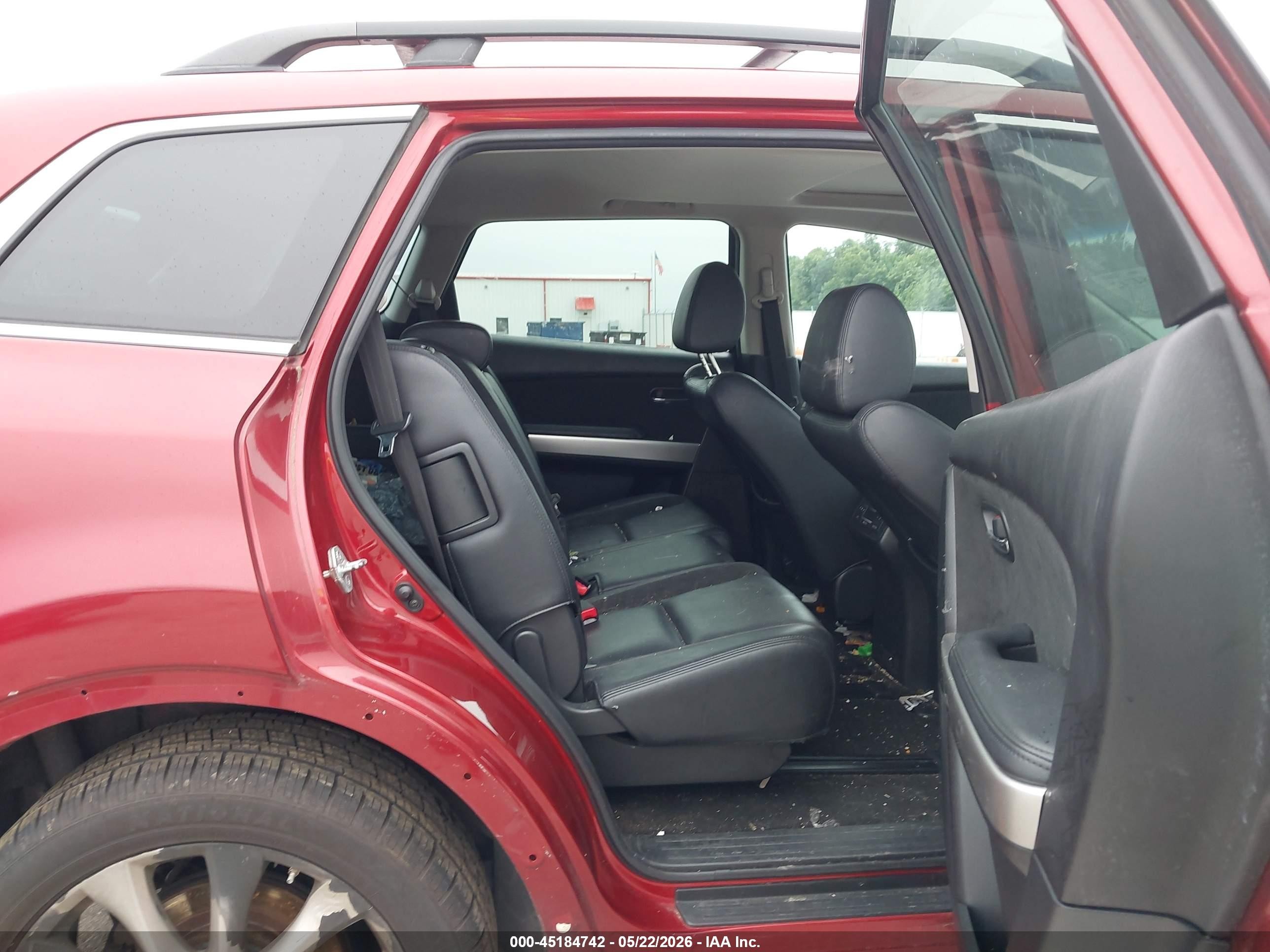 2015 Mazda Cx-9 Grand Touring Red vin: JM3TB3DA8F0460647