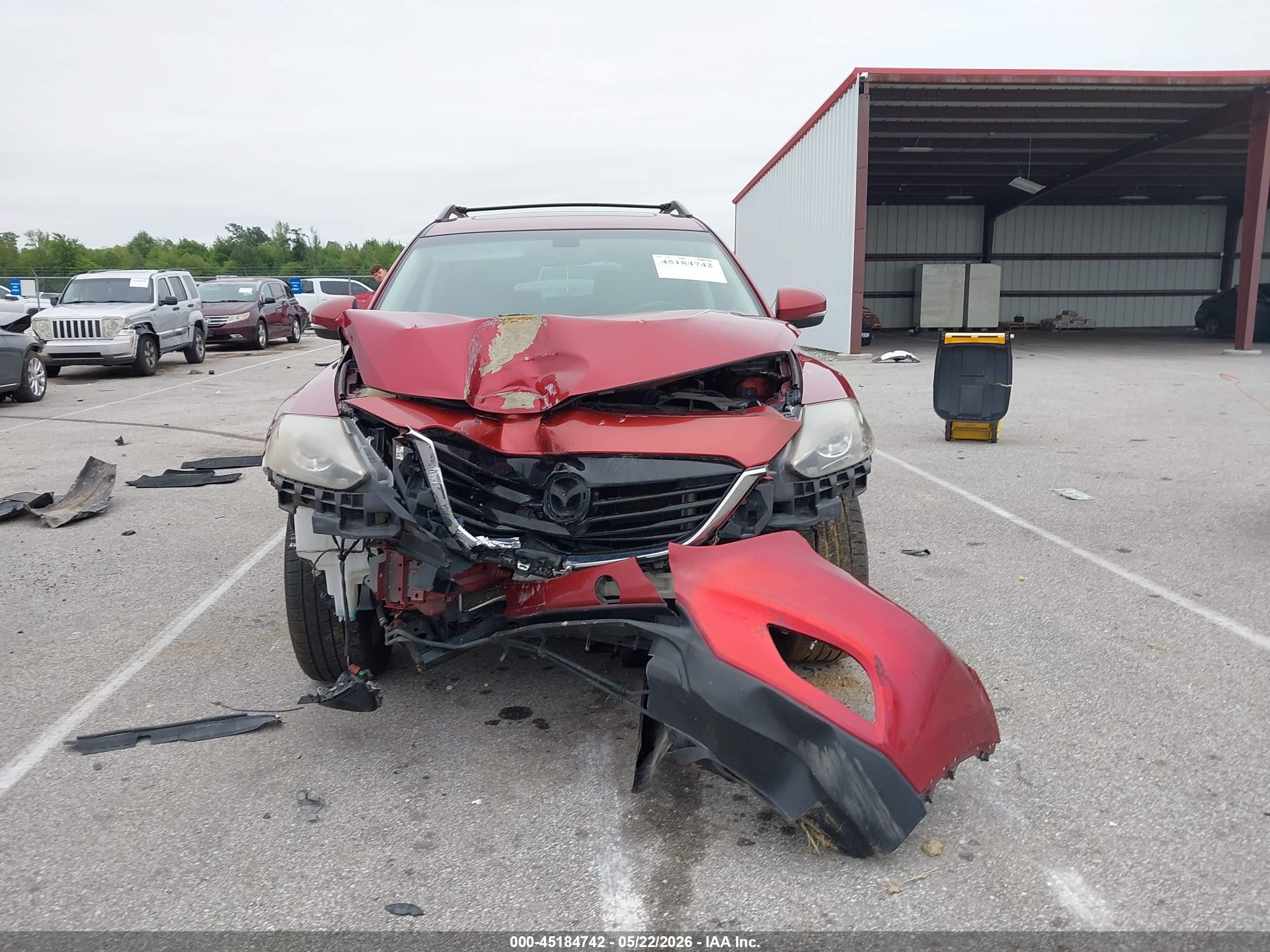 2015 Mazda Cx-9 Grand Touring Red vin: JM3TB3DA8F0460647
