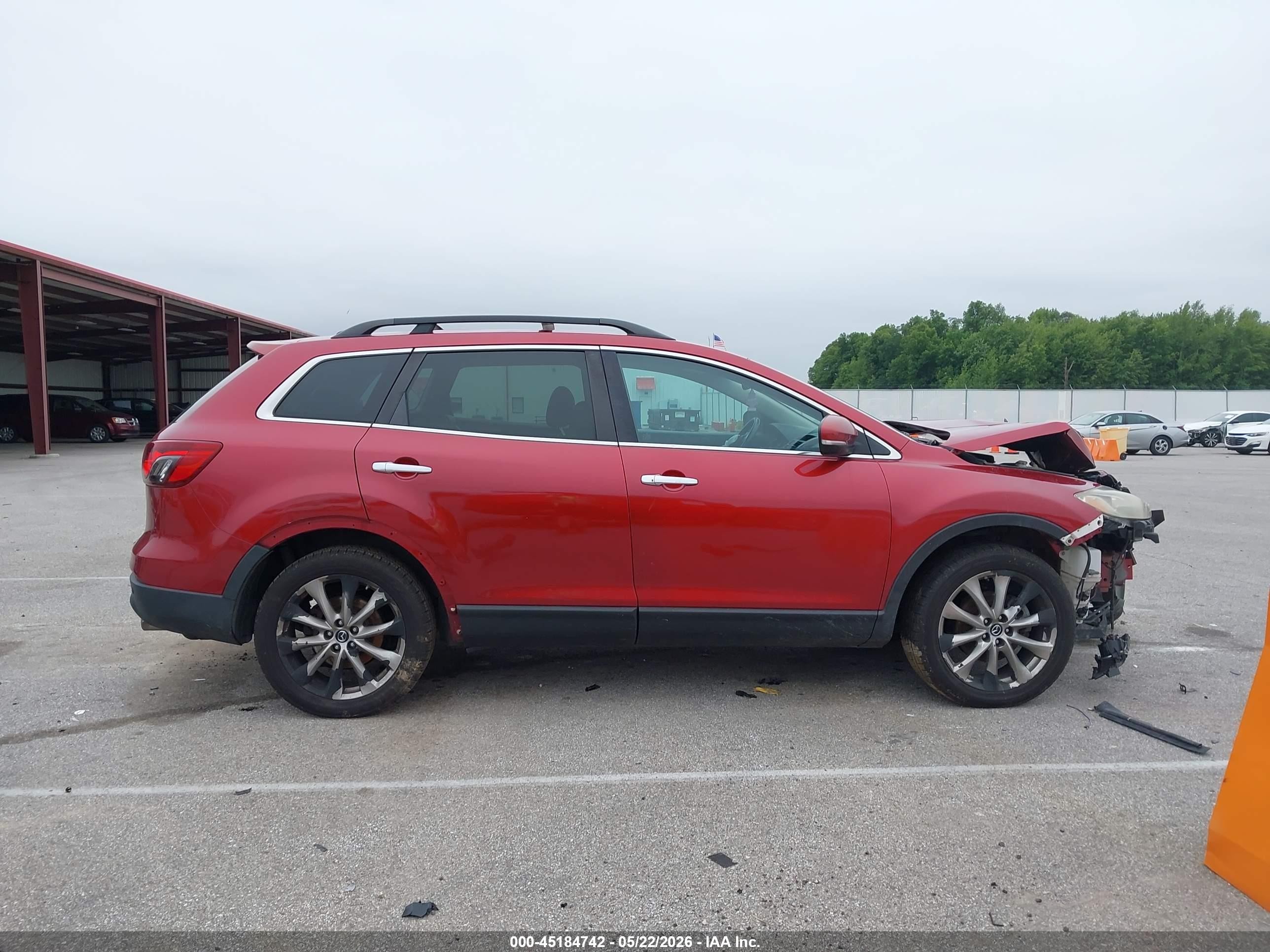 2015 Mazda Cx-9 Grand Touring Red vin: JM3TB3DA8F0460647