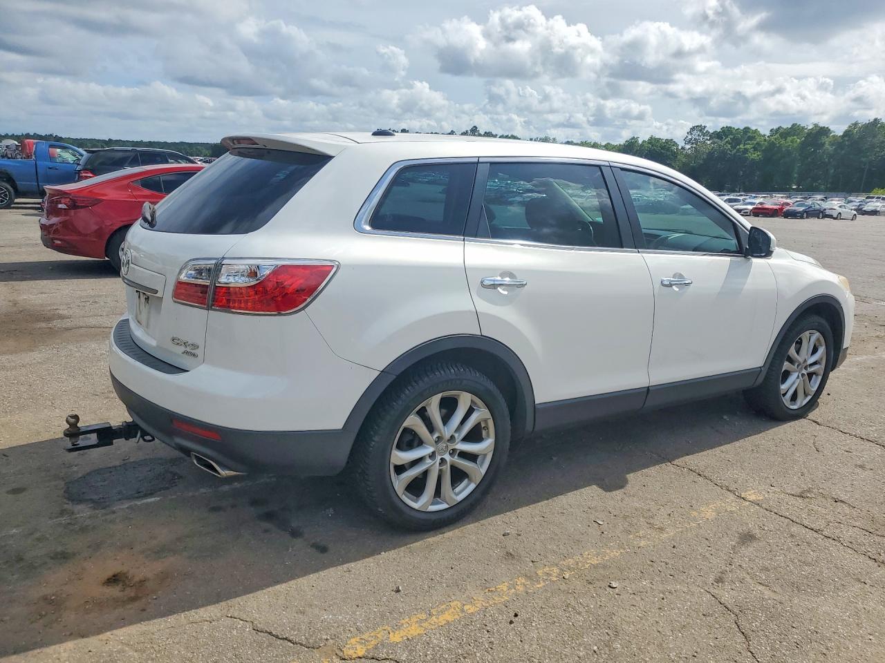 2012 Mazda Cx-9 White vin: JM3TB3DA9C0365459