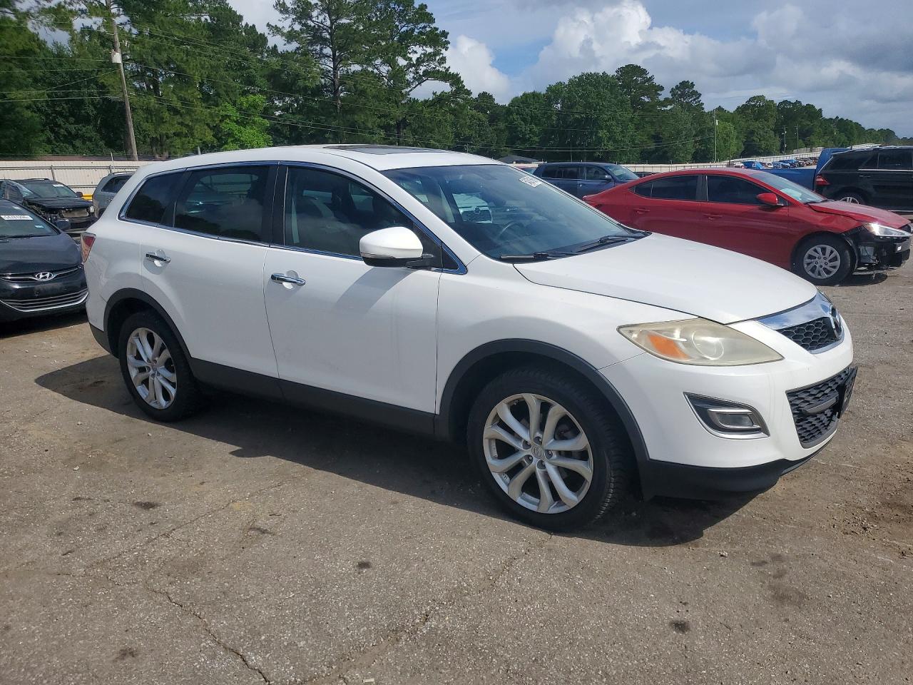 2012 Mazda Cx-9 White vin: JM3TB3DA9C0365459