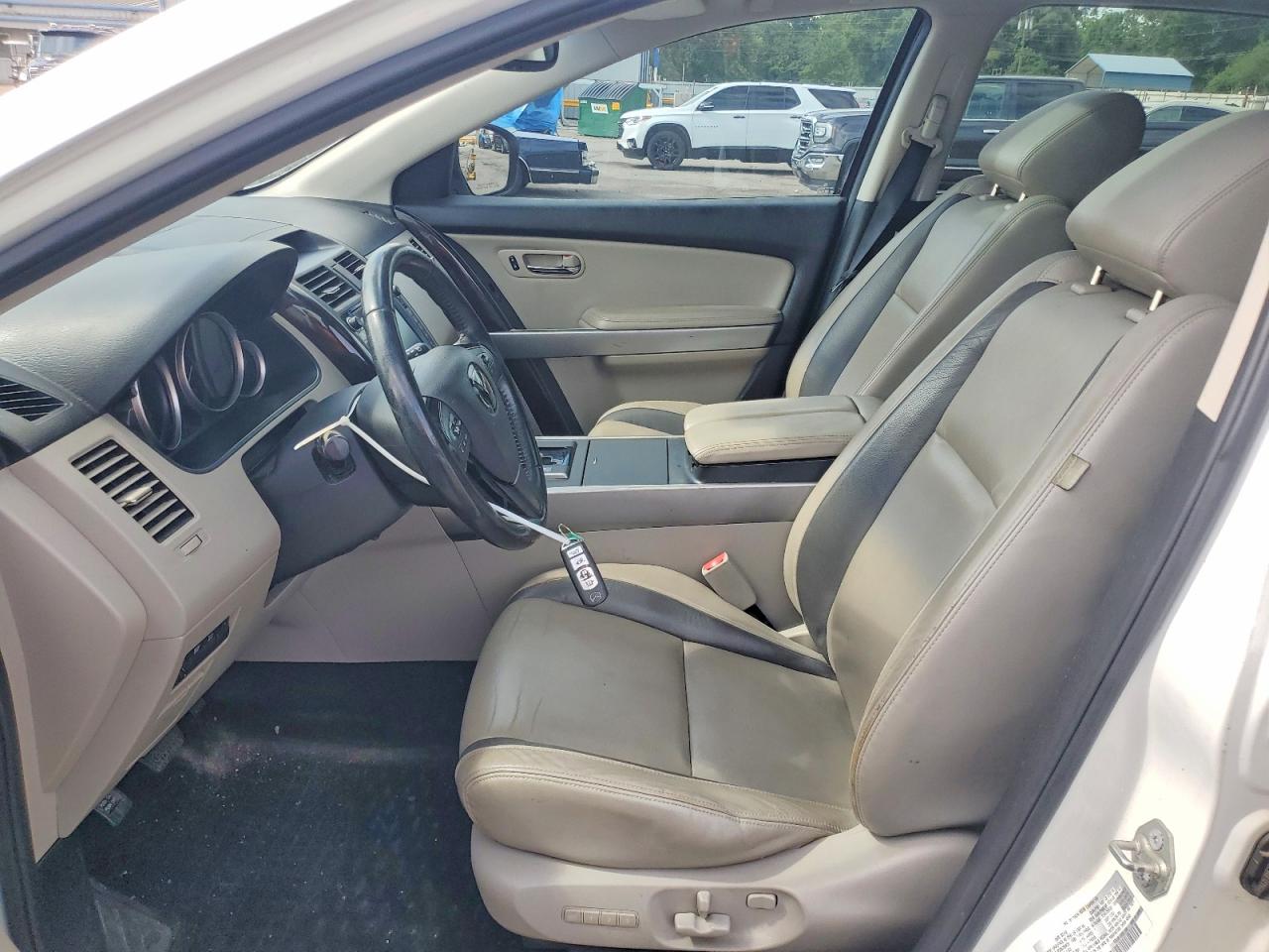 2012 Mazda Cx-9 White vin: JM3TB3DA9C0365459