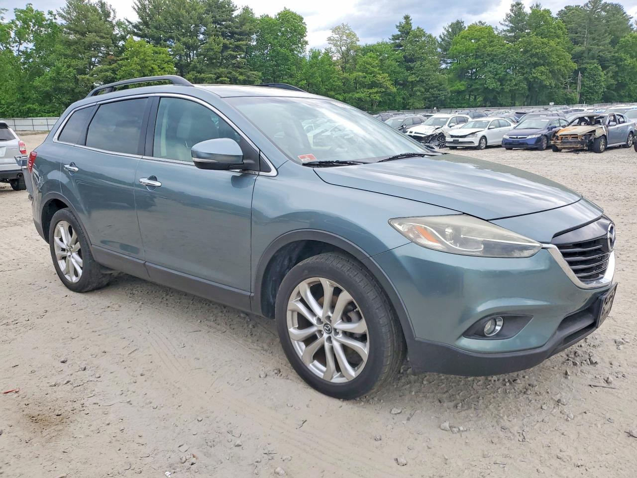 2013 Mazda Cx-9 Grand Touring Бирюзовый vin: JM3TB3DA9D0404584