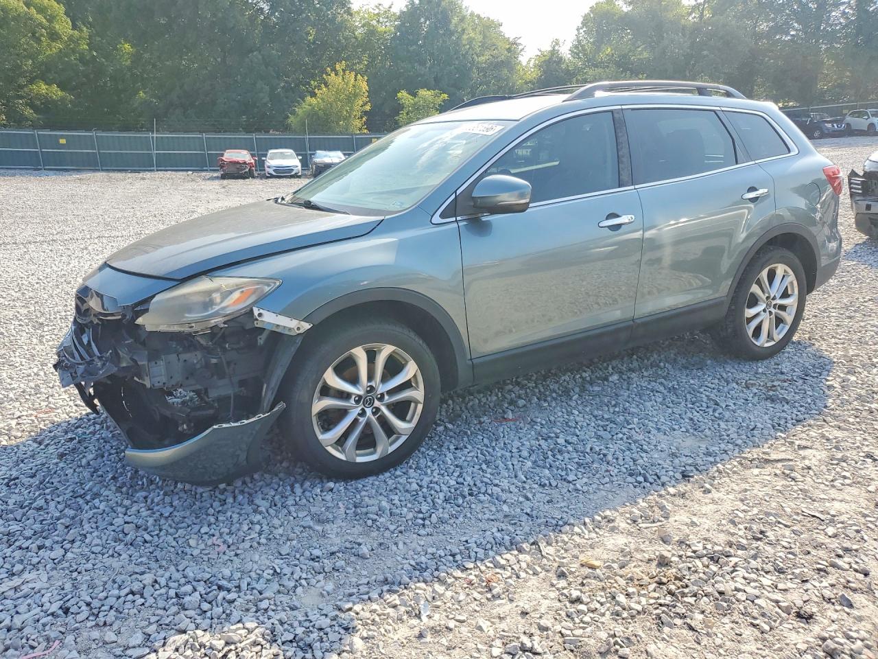 2013 Mazda Cx-9 Grand Touring Green vin: JM3TB3DA9D0423815