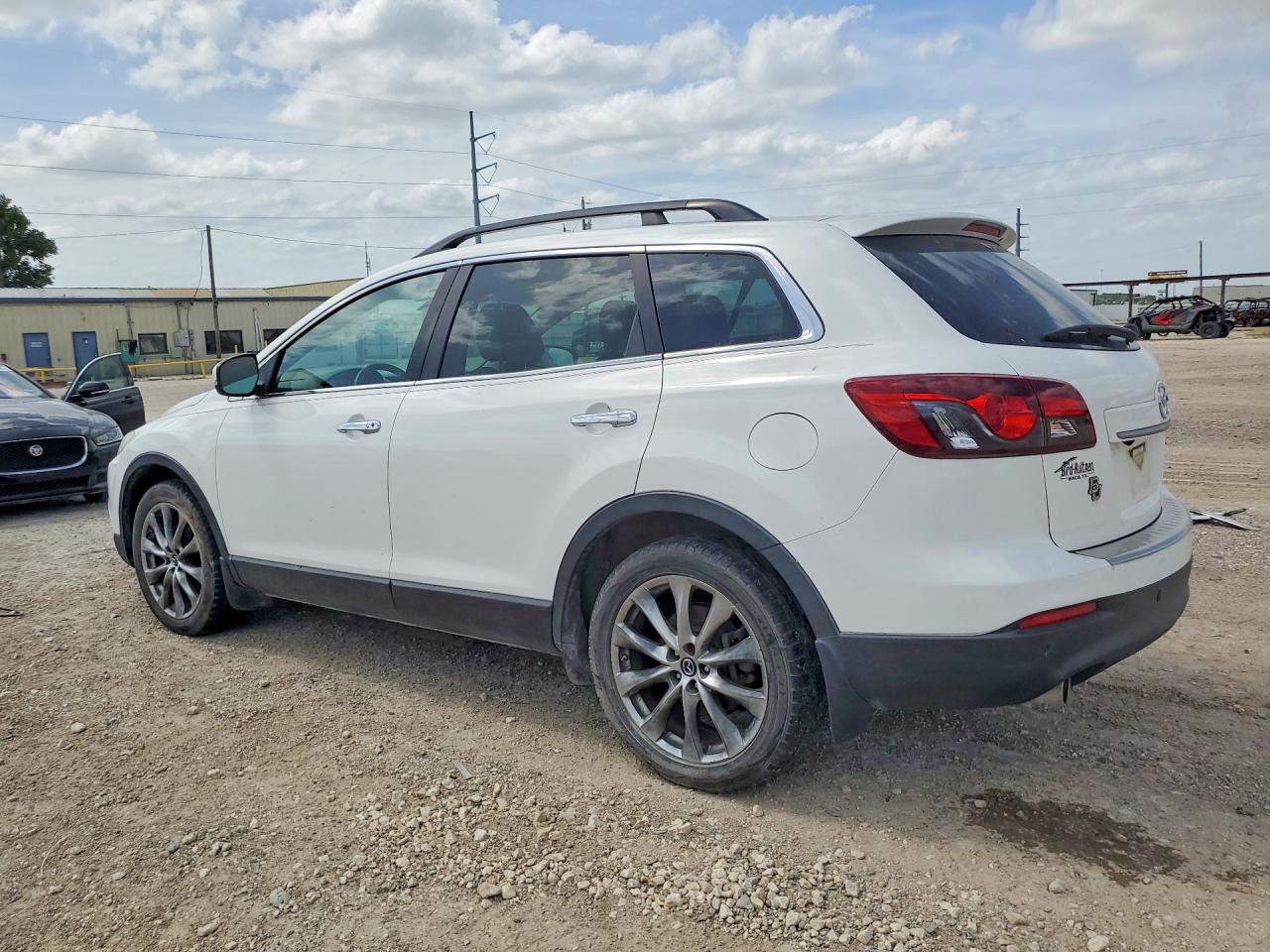 2014 Mazda Cx-9 Grand Touring White vin: JM3TB3DAXE0442259