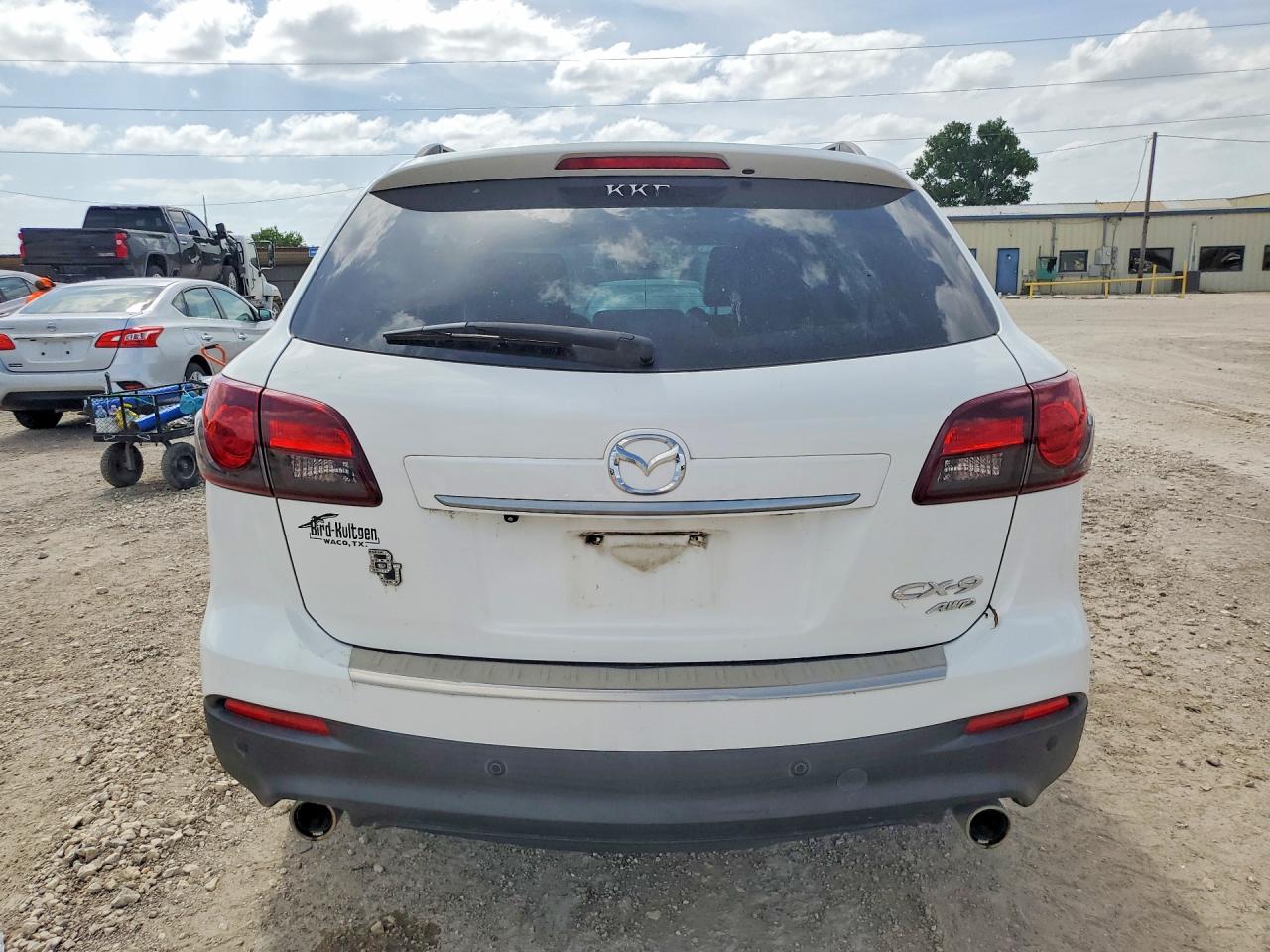 2014 Mazda Cx-9 Grand Touring White vin: JM3TB3DAXE0442259