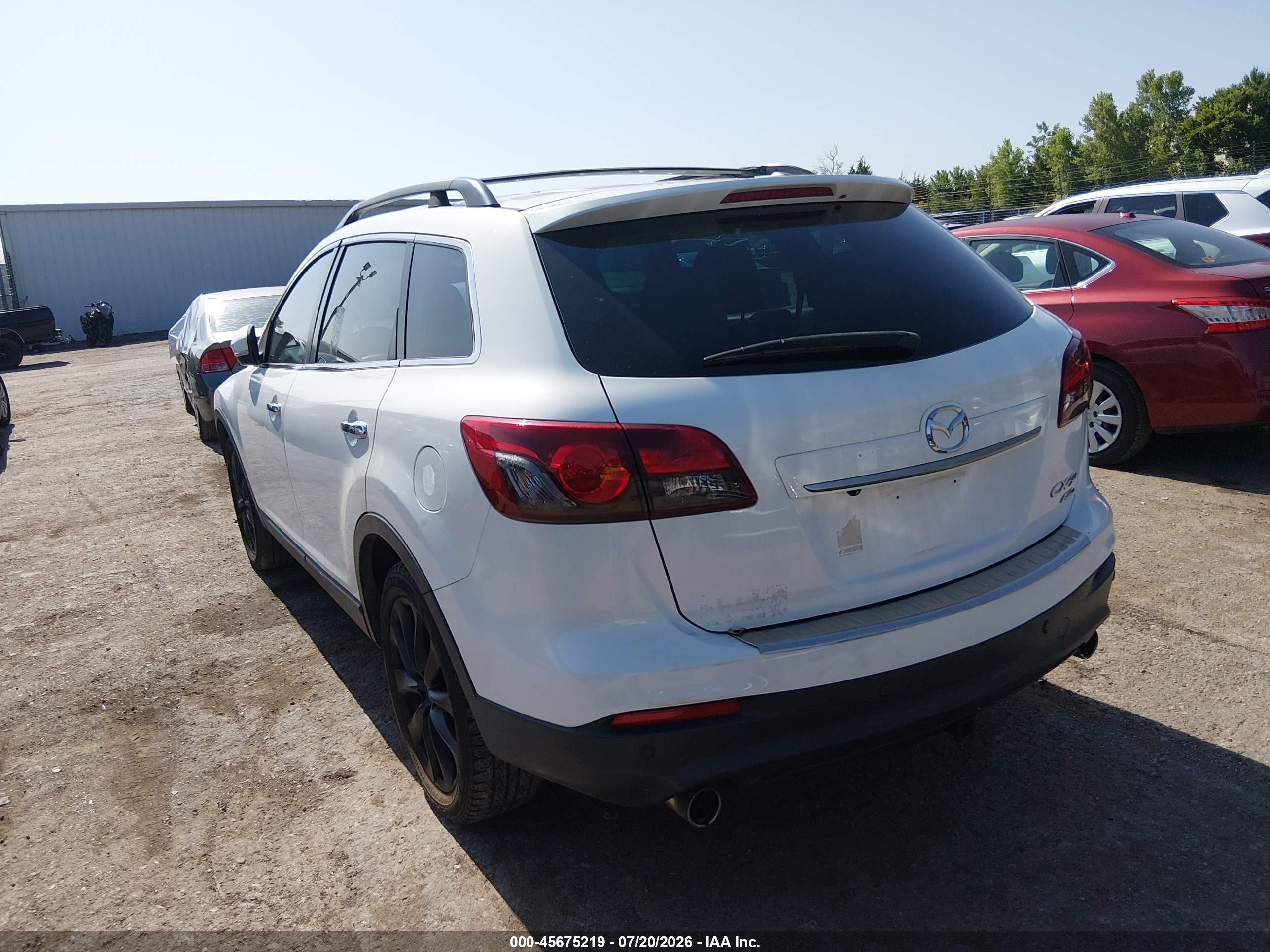 2015 Mazda Cx-9 Grand Touring Белый vin: JM3TB3DAXF0459306