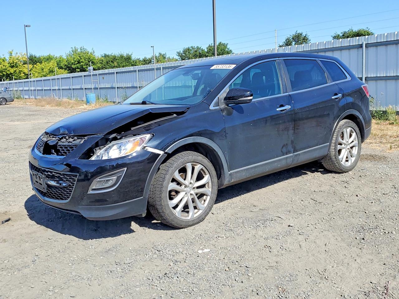 2011 Mazda Cx-9 Black vin: JM3TB3DV0B0330746