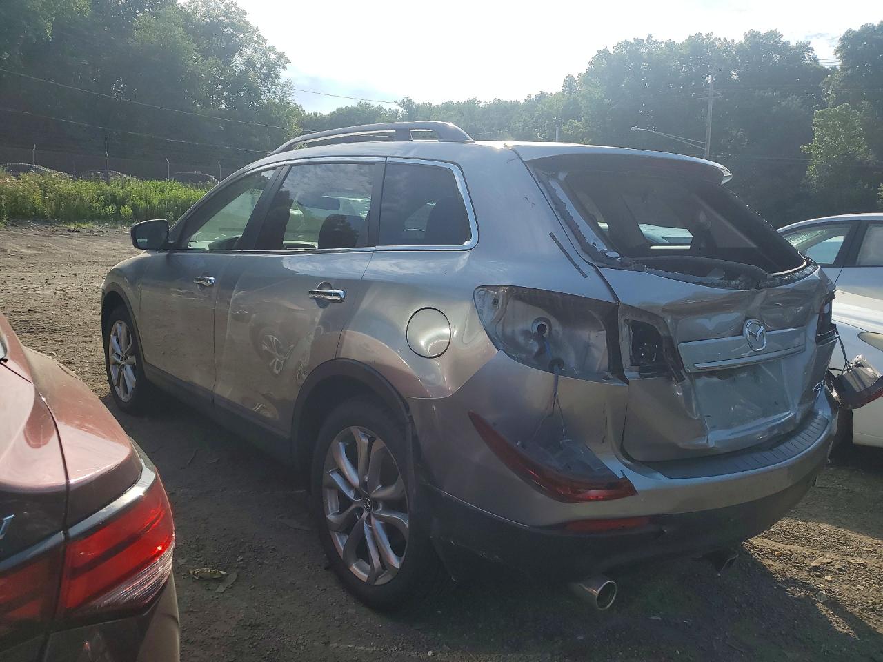 2013 Mazda Cx-9 Grand Touring Silver vin: JM3TB3DV0D0409594