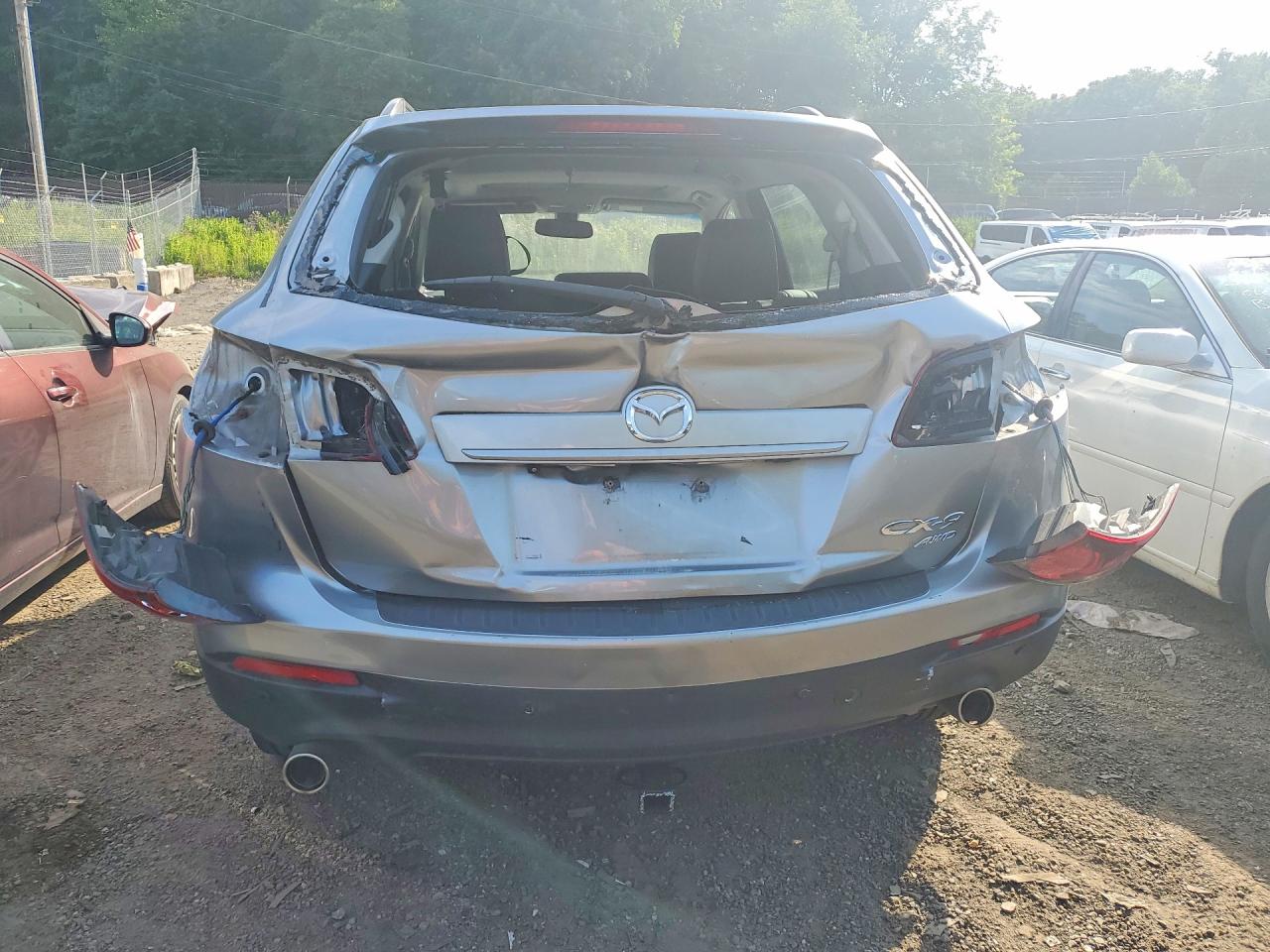 2013 Mazda Cx-9 Grand Touring Silver vin: JM3TB3DV0D0409594