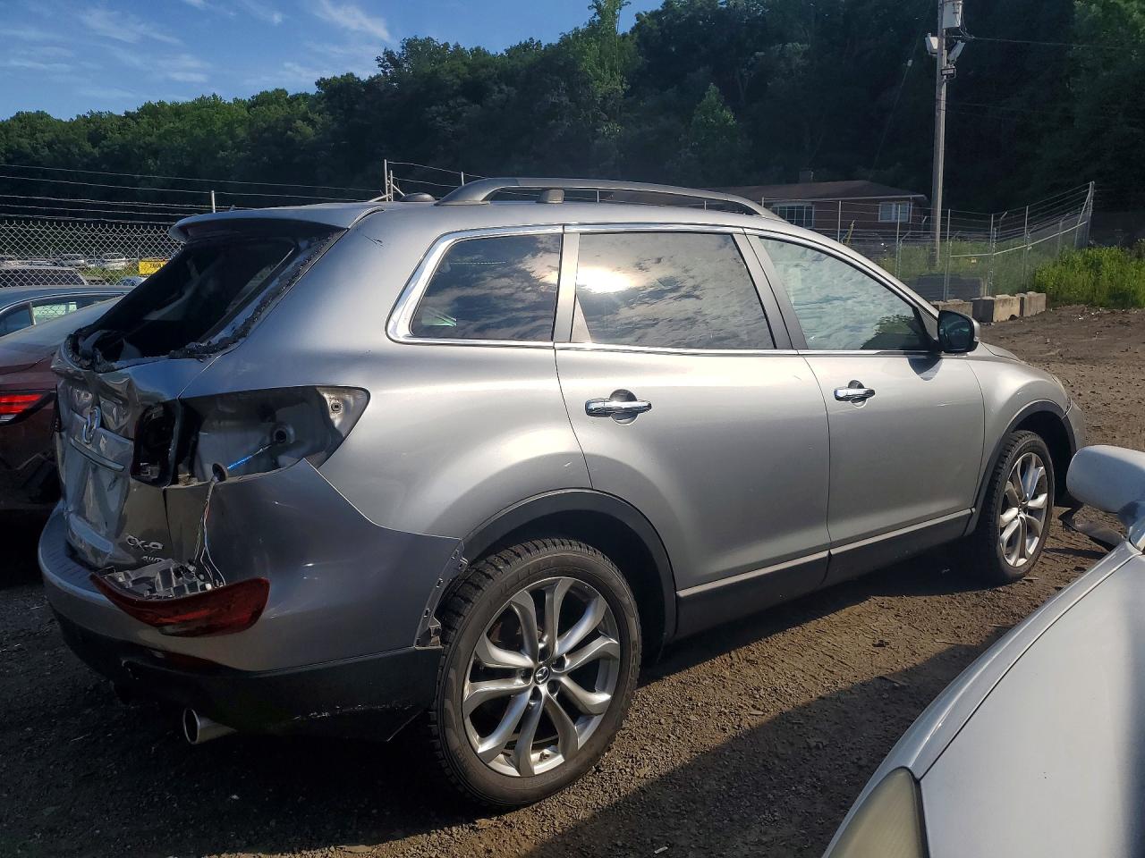 2013 Mazda Cx-9 Grand Touring Silver vin: JM3TB3DV0D0409594