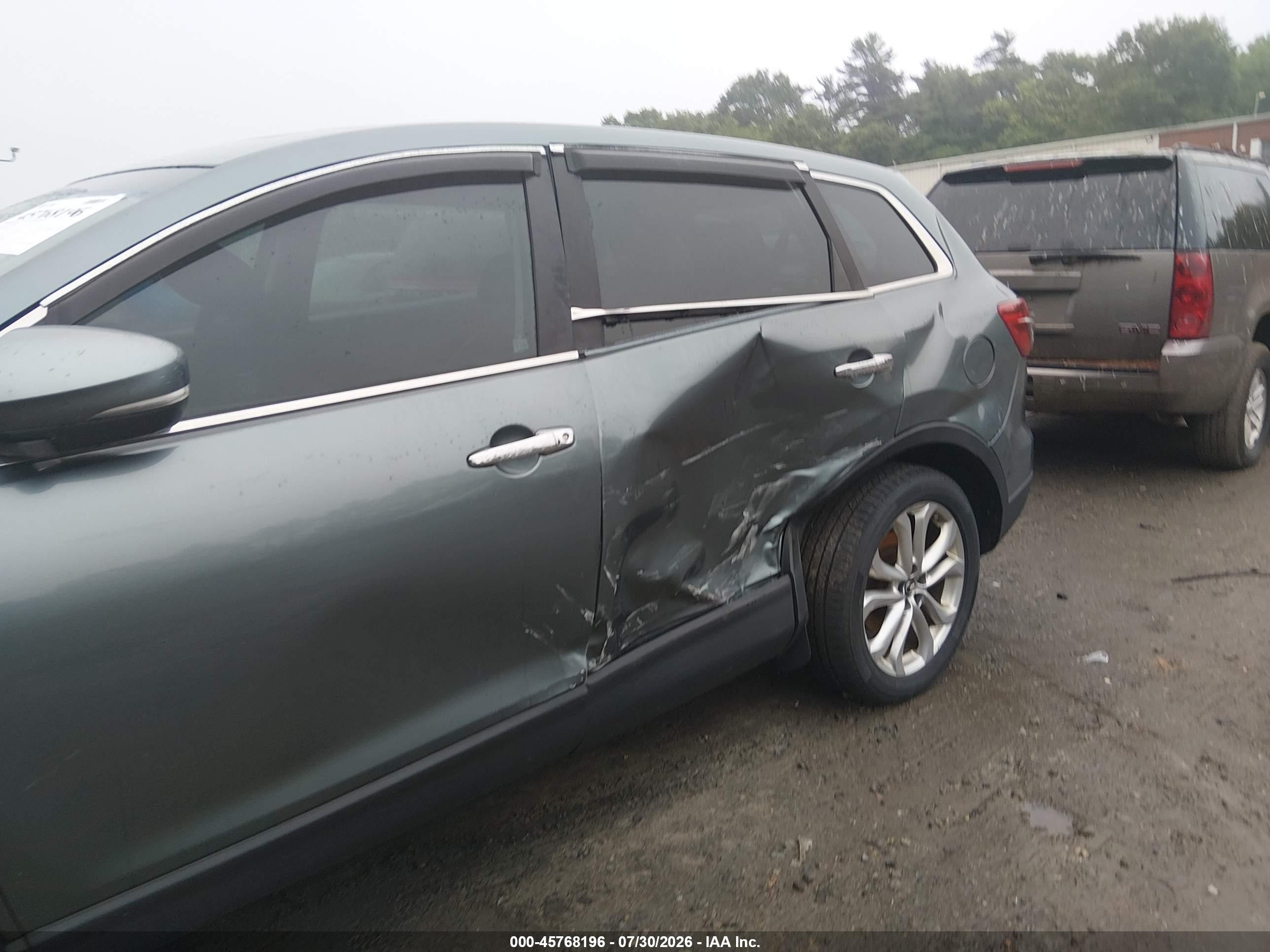 2013 Mazda Cx-9 Grand Touring Blue vin: JM3TB3DV0D0421762