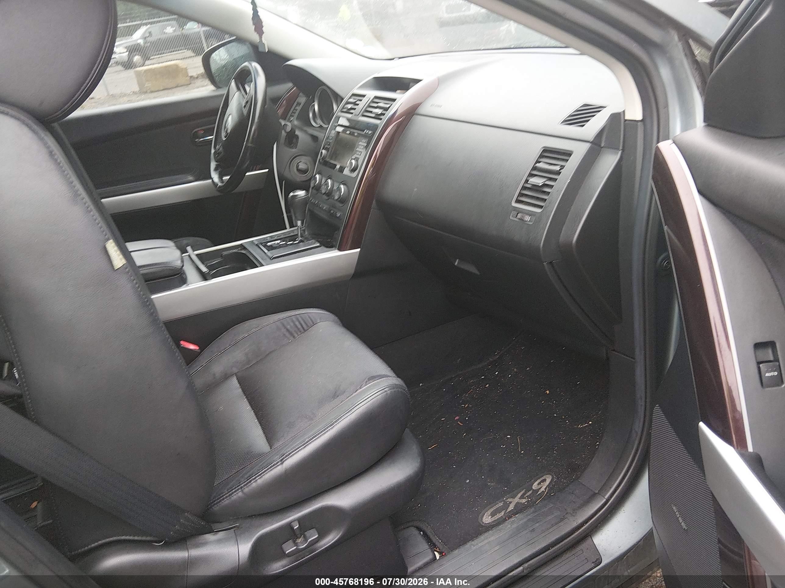2013 Mazda Cx-9 Grand Touring Blue vin: JM3TB3DV0D0421762