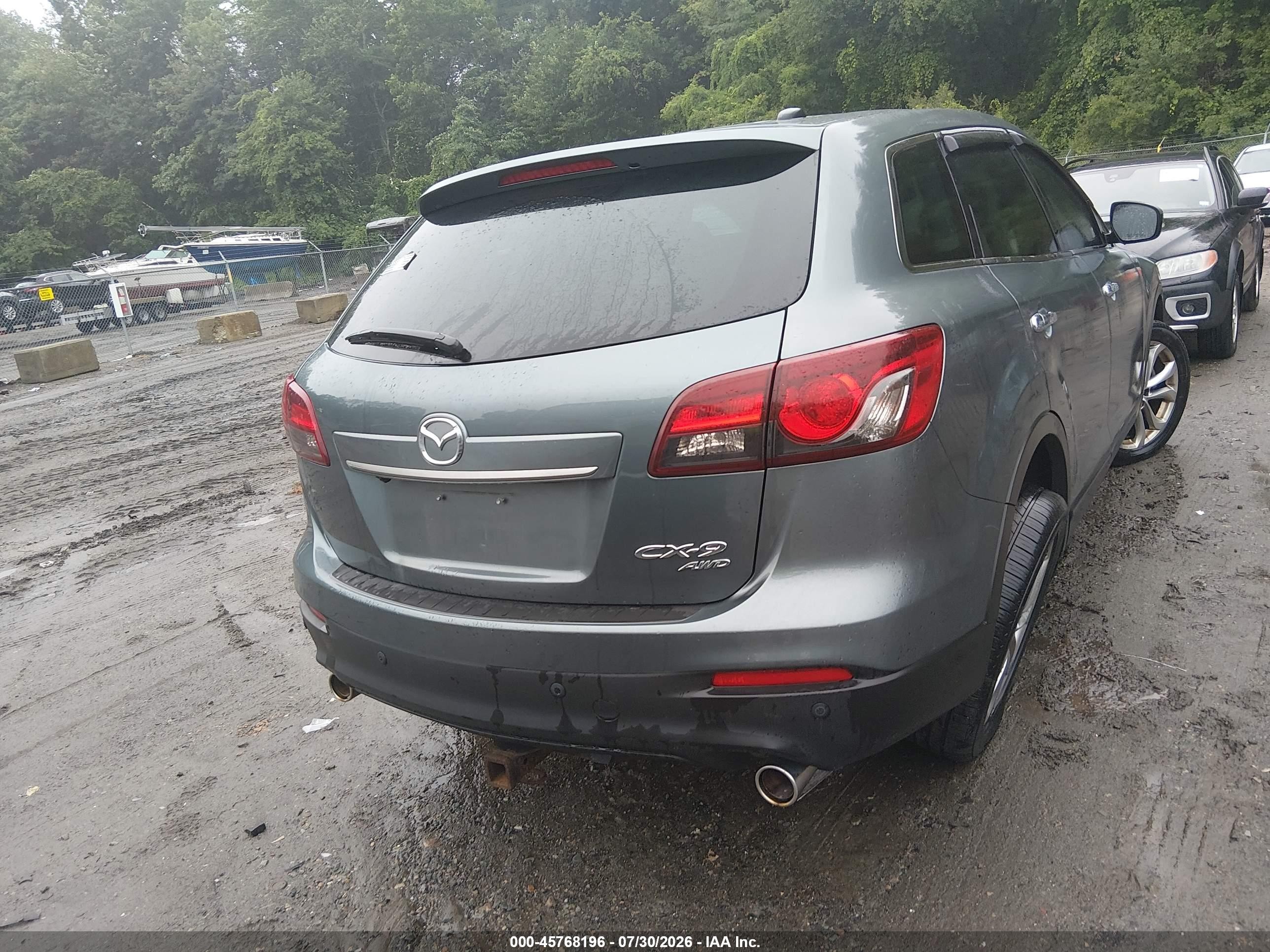 2013 Mazda Cx-9 Grand Touring Blue vin: JM3TB3DV0D0421762