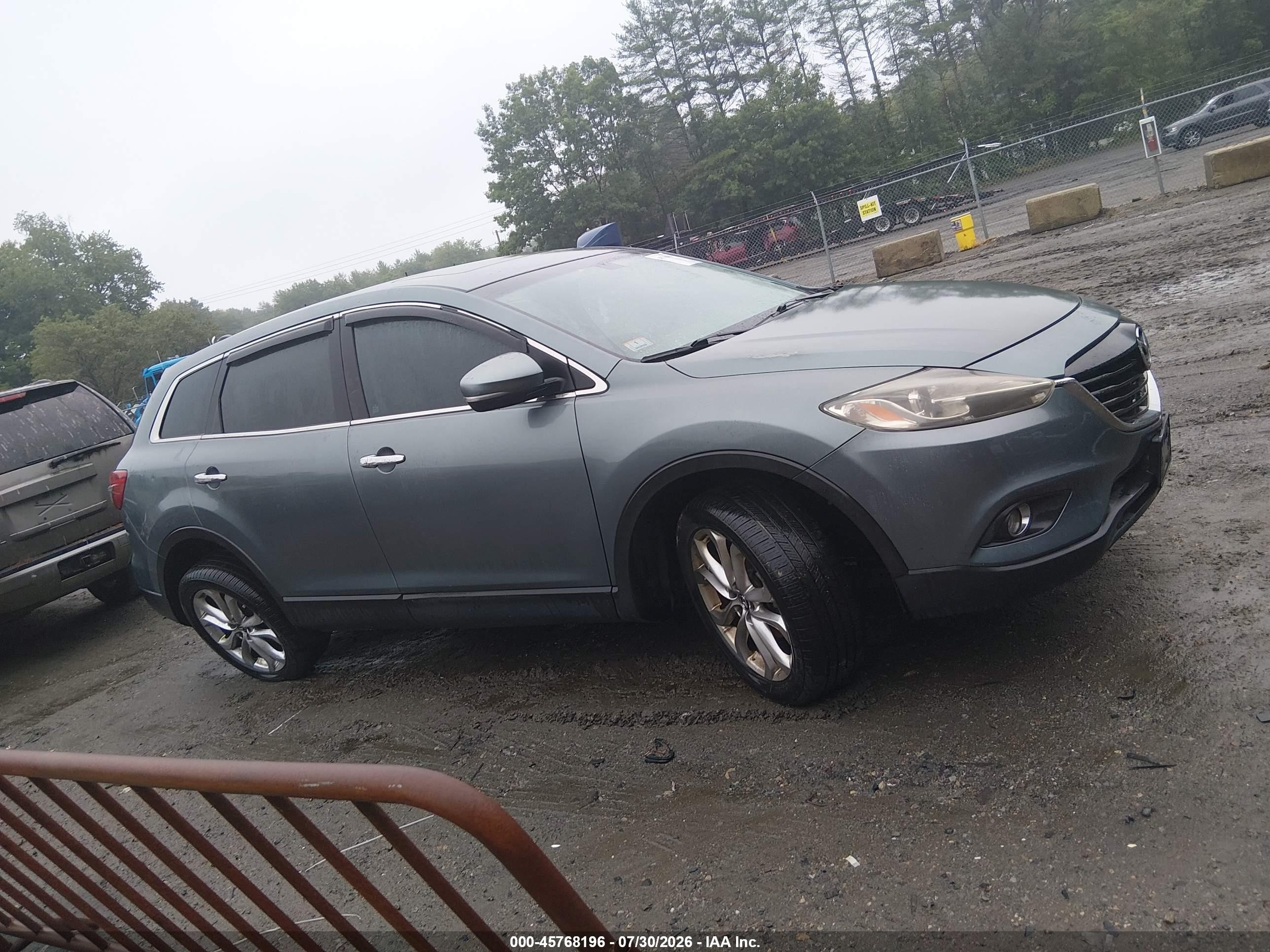 2013 Mazda Cx-9 Grand Touring Blue vin: JM3TB3DV0D0421762