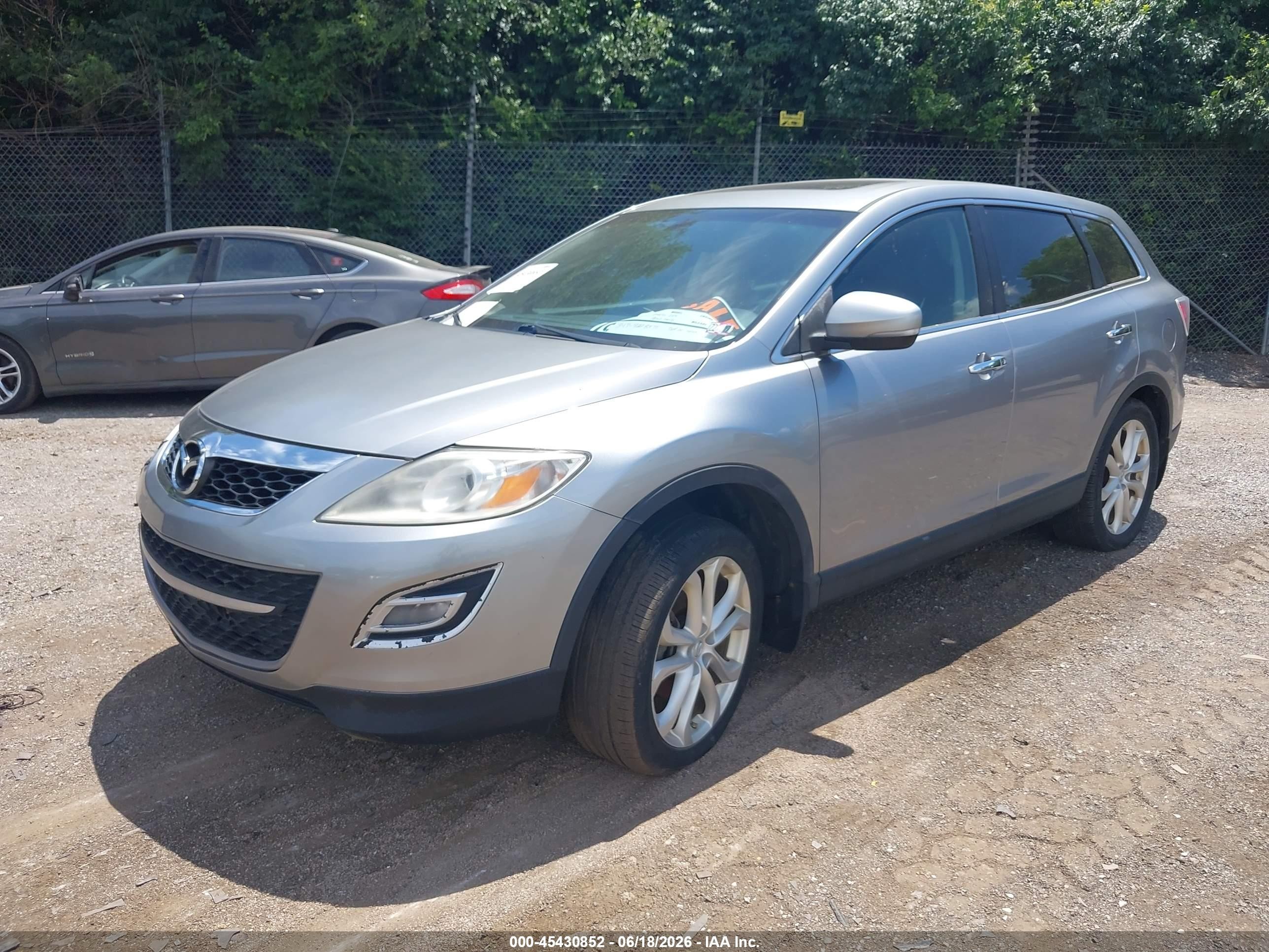 2011 Mazda Cx-9 Grand Touring Silver vin: JM3TB3DV1B0328178