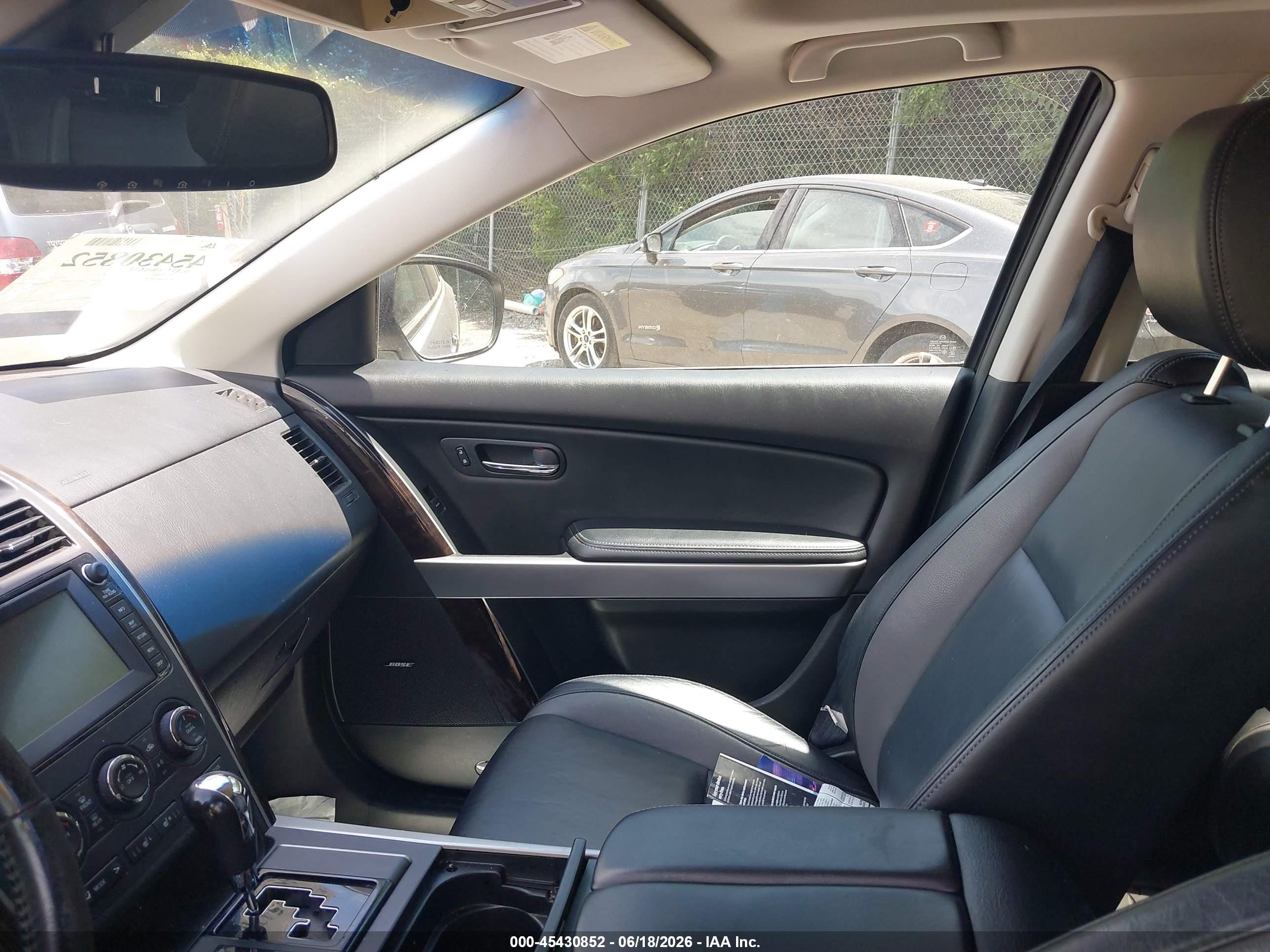 2011 Mazda Cx-9 Grand Touring Silver vin: JM3TB3DV1B0328178