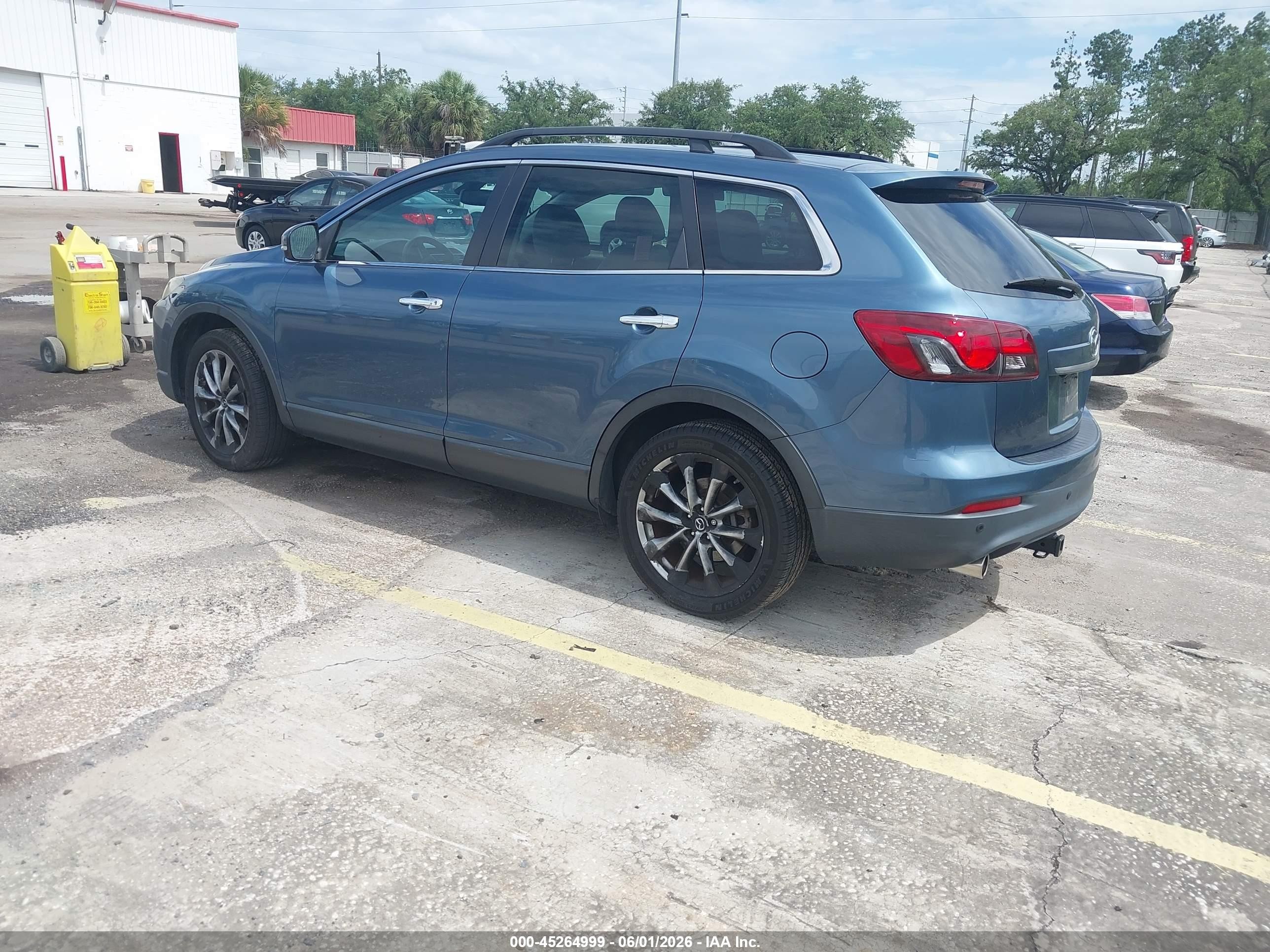 2014 Mazda Cx-9 Grand Touring Синий vin: JM3TB3DV1E0438507