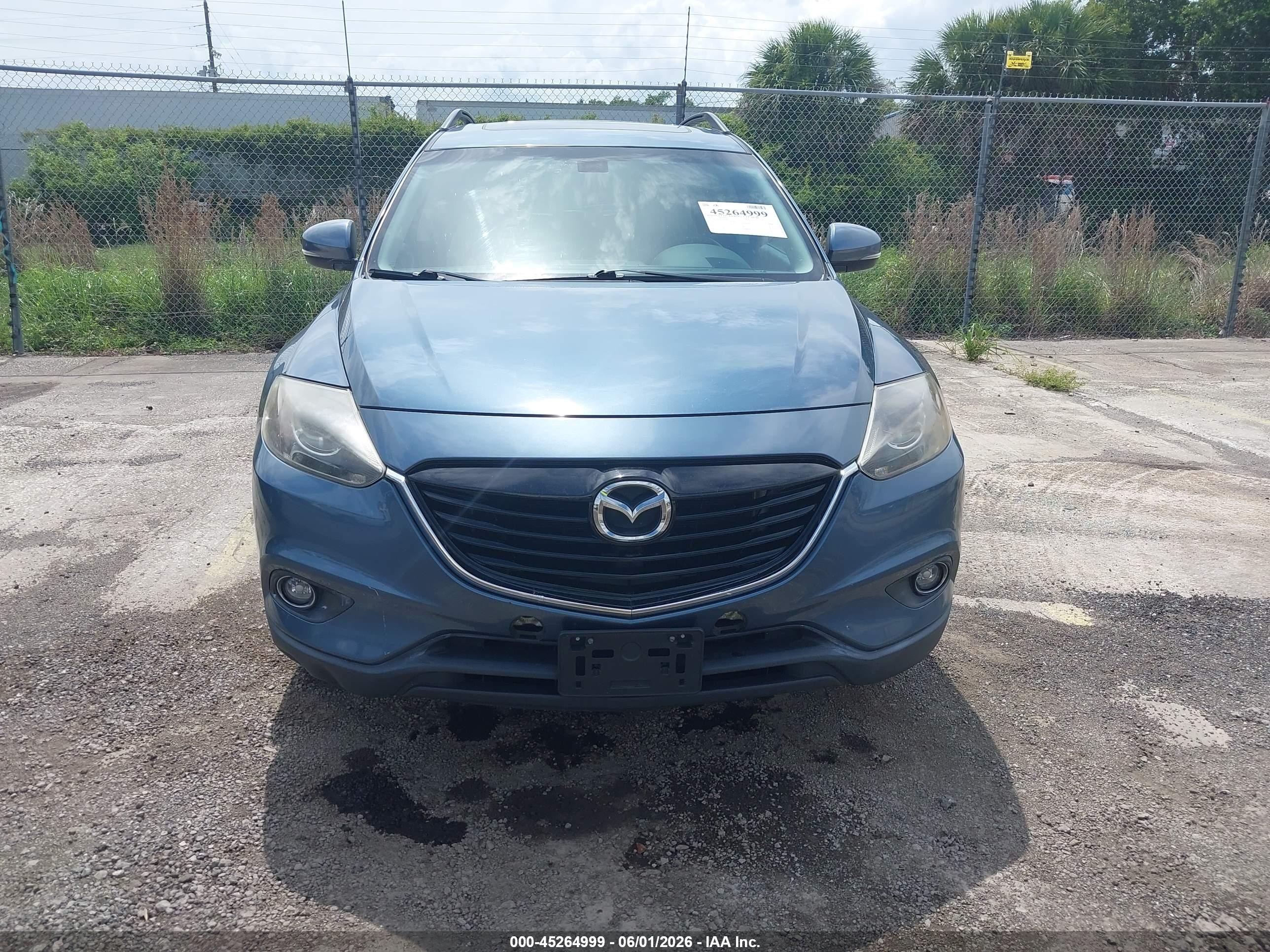 2014 Mazda Cx-9 Grand Touring Синий vin: JM3TB3DV1E0438507