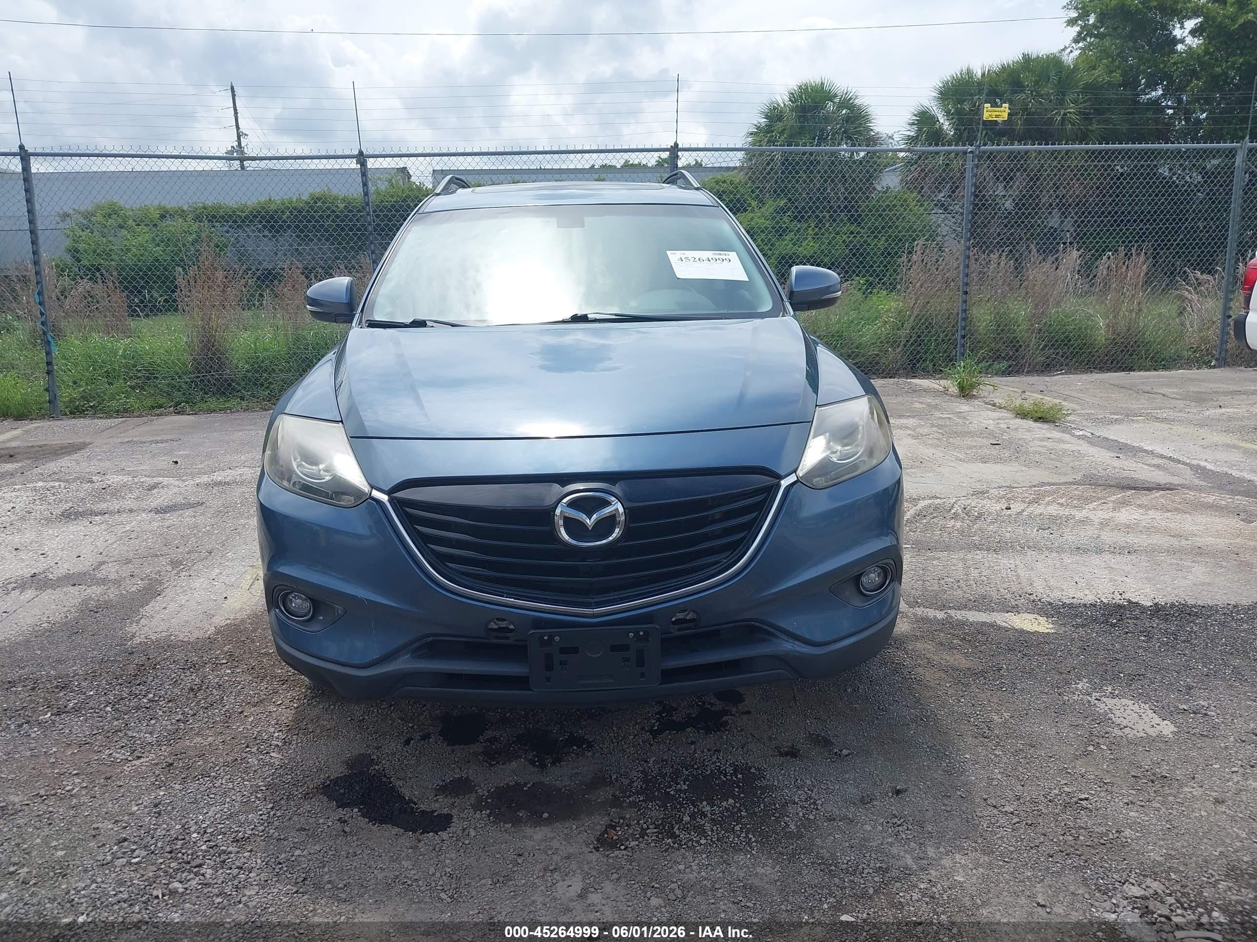2014 Mazda Cx-9 Grand Touring Синий vin: JM3TB3DV1E0438507
