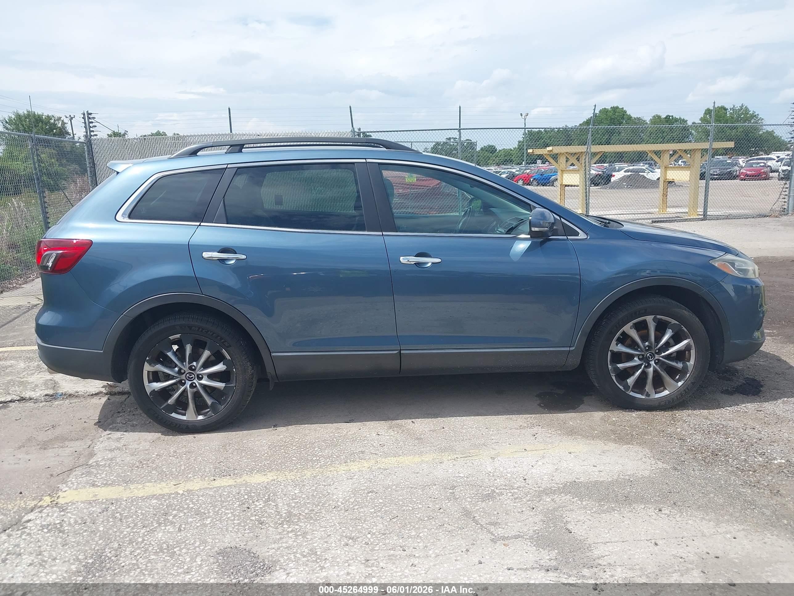 2014 Mazda Cx-9 Grand Touring Синий vin: JM3TB3DV1E0438507