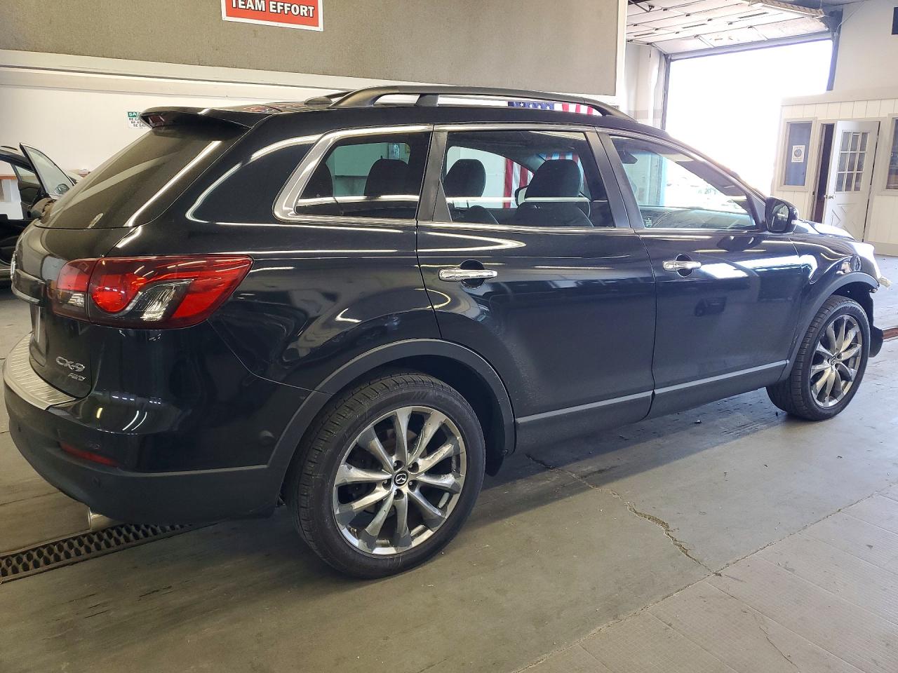 2015 Mazda Cx-9 Grand Touring Black vin: JM3TB3DV1F0468785