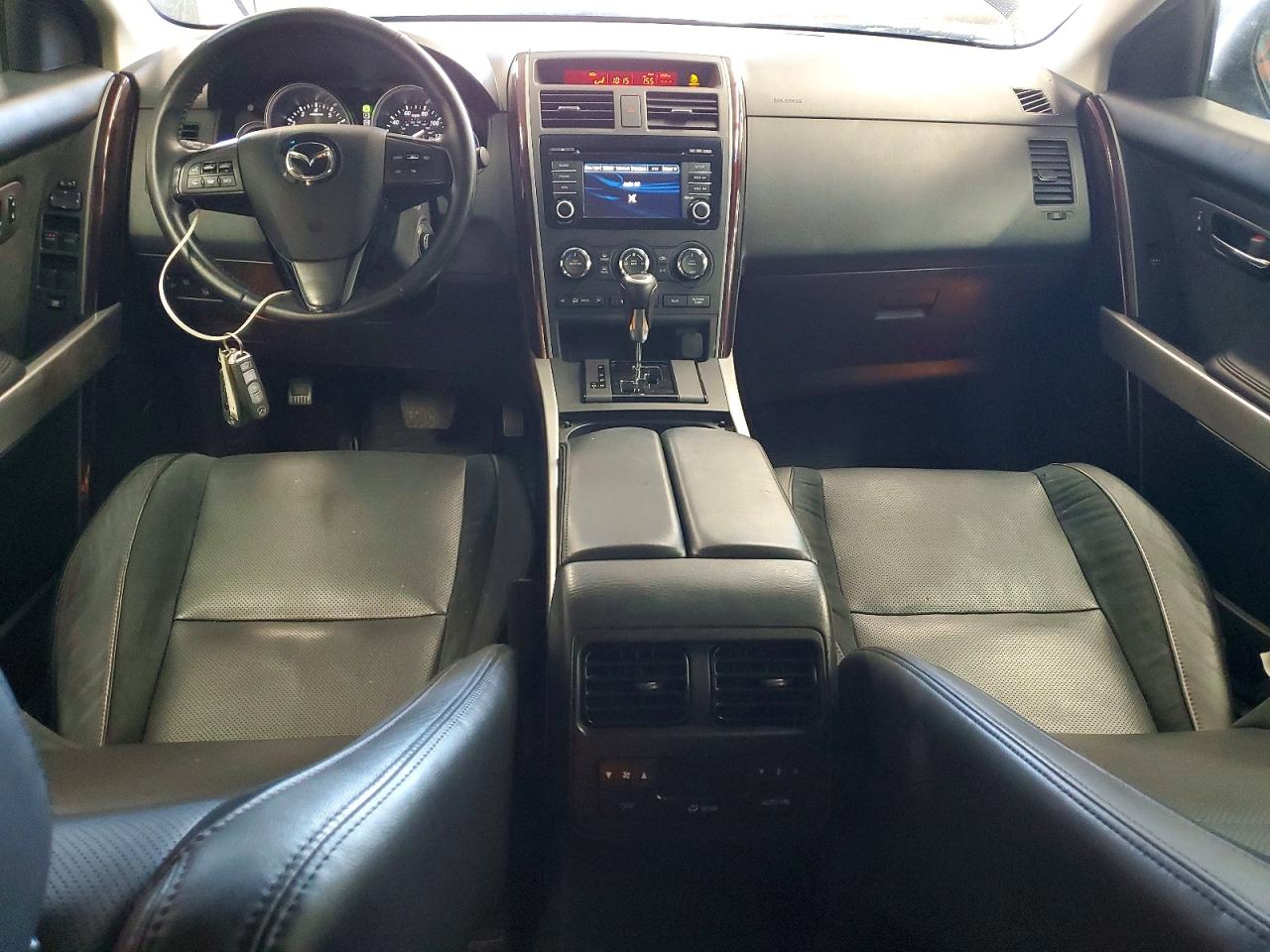 2015 Mazda Cx-9 Grand Touring Black vin: JM3TB3DV1F0468785