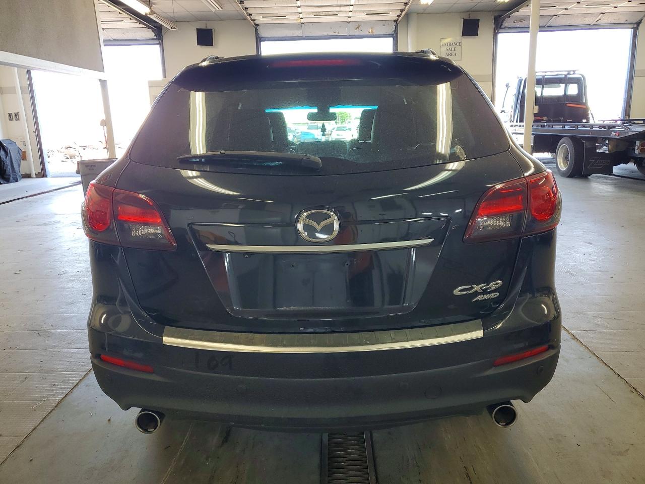 2015 Mazda Cx-9 Grand Touring Black vin: JM3TB3DV1F0468785