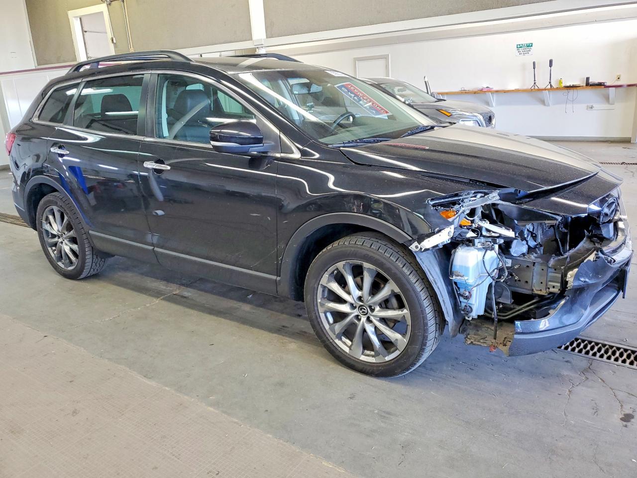 2015 Mazda Cx-9 Grand Touring Black vin: JM3TB3DV1F0468785