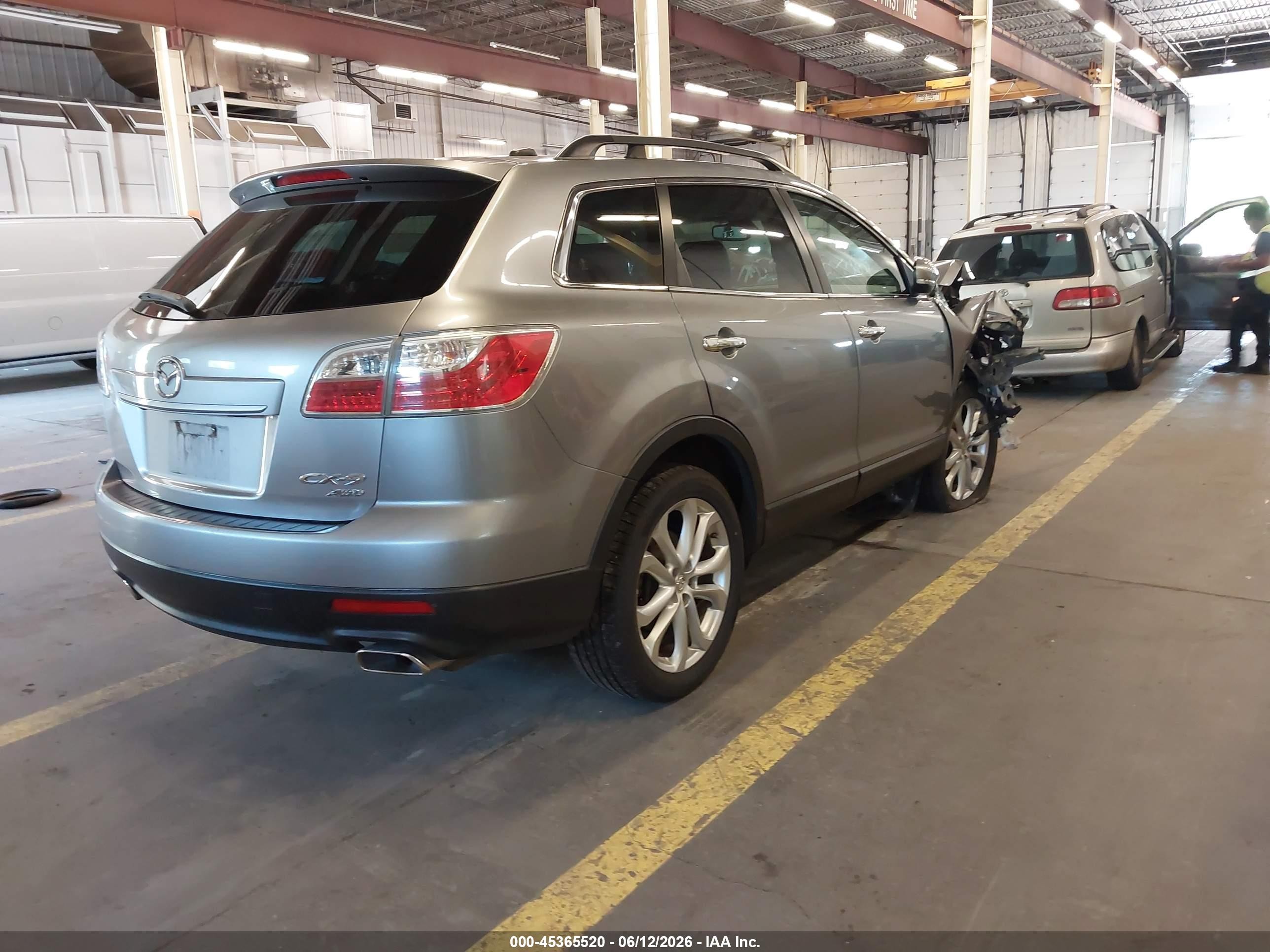 2011 Mazda Cx-9 Grand Touring Серебряный vin: JM3TB3DV2B0325399