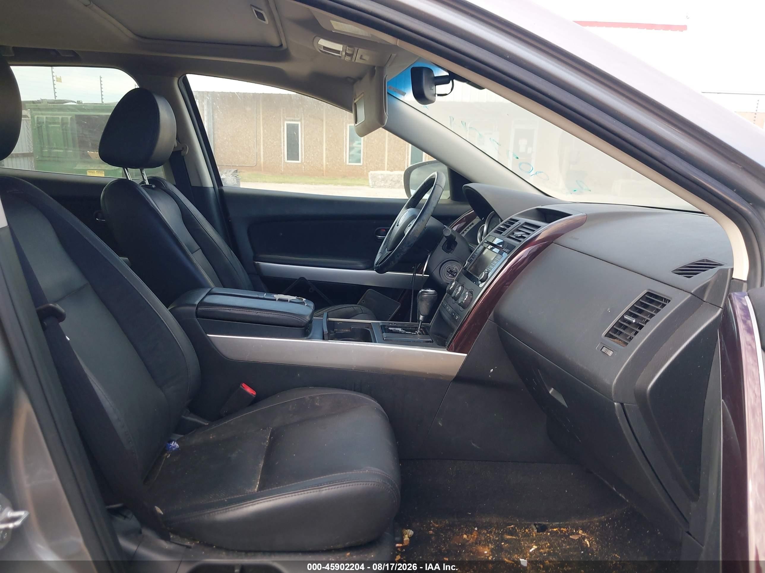 2014 Mazda Cx-9 Grand Touring Silver vin: JM3TB3DV2E0426284