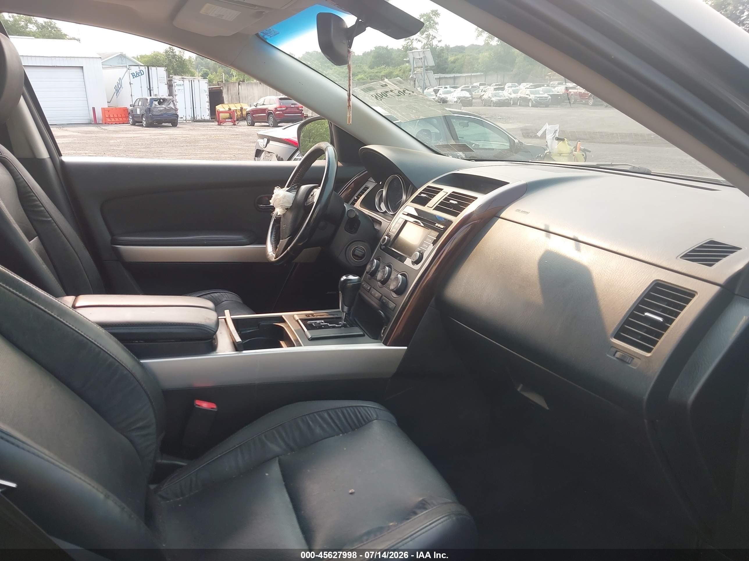 2014 Mazda Cx-9 Grand Touring Gray vin: JM3TB3DV2E0431954