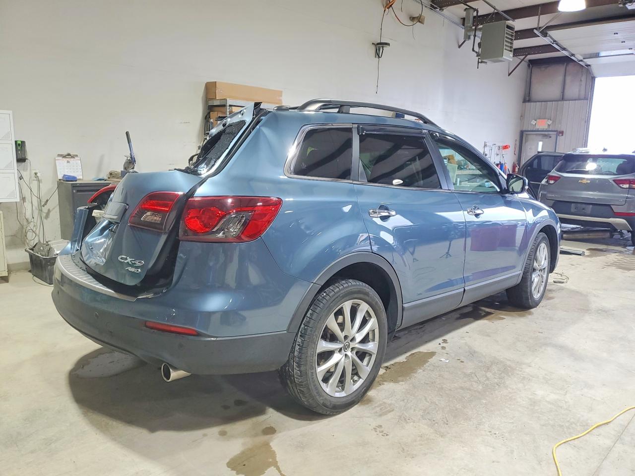 2015 Mazda Cx-9 Grand Touring Blue vin: JM3TB3DV2F0450120