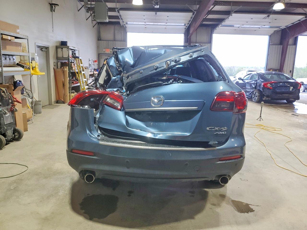 2015 Mazda Cx-9 Grand Touring Blue vin: JM3TB3DV2F0450120