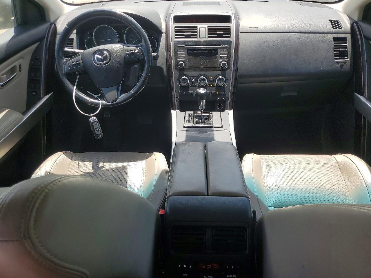2015 Mazda Cx-9 Grand Touring White vin: JM3TB3DV2F0451686