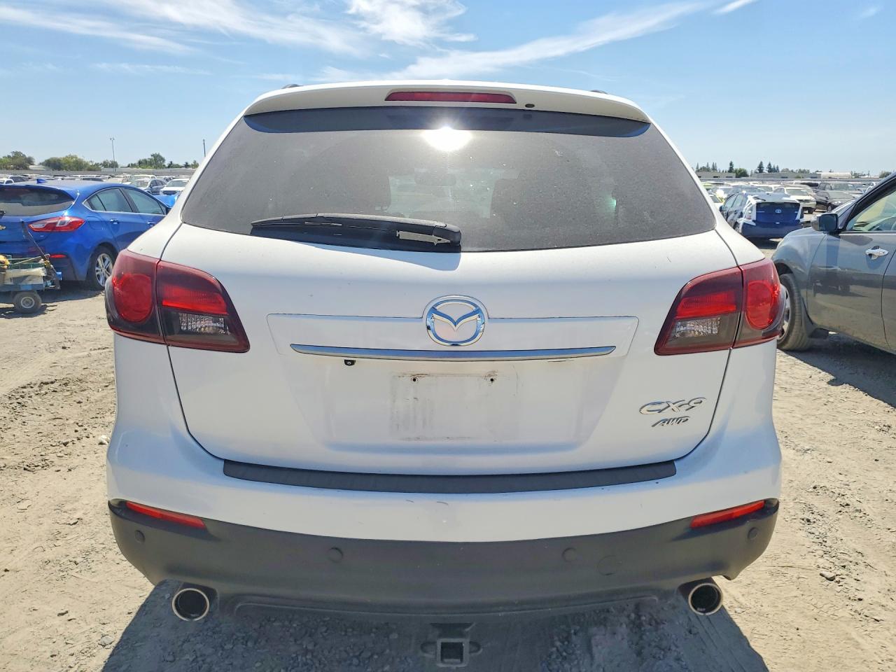 2015 Mazda Cx-9 Grand Touring White vin: JM3TB3DV2F0451686