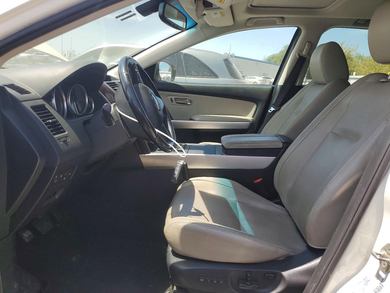 2015 Mazda Cx-9 Grand Touring White vin: JM3TB3DV2F0451686