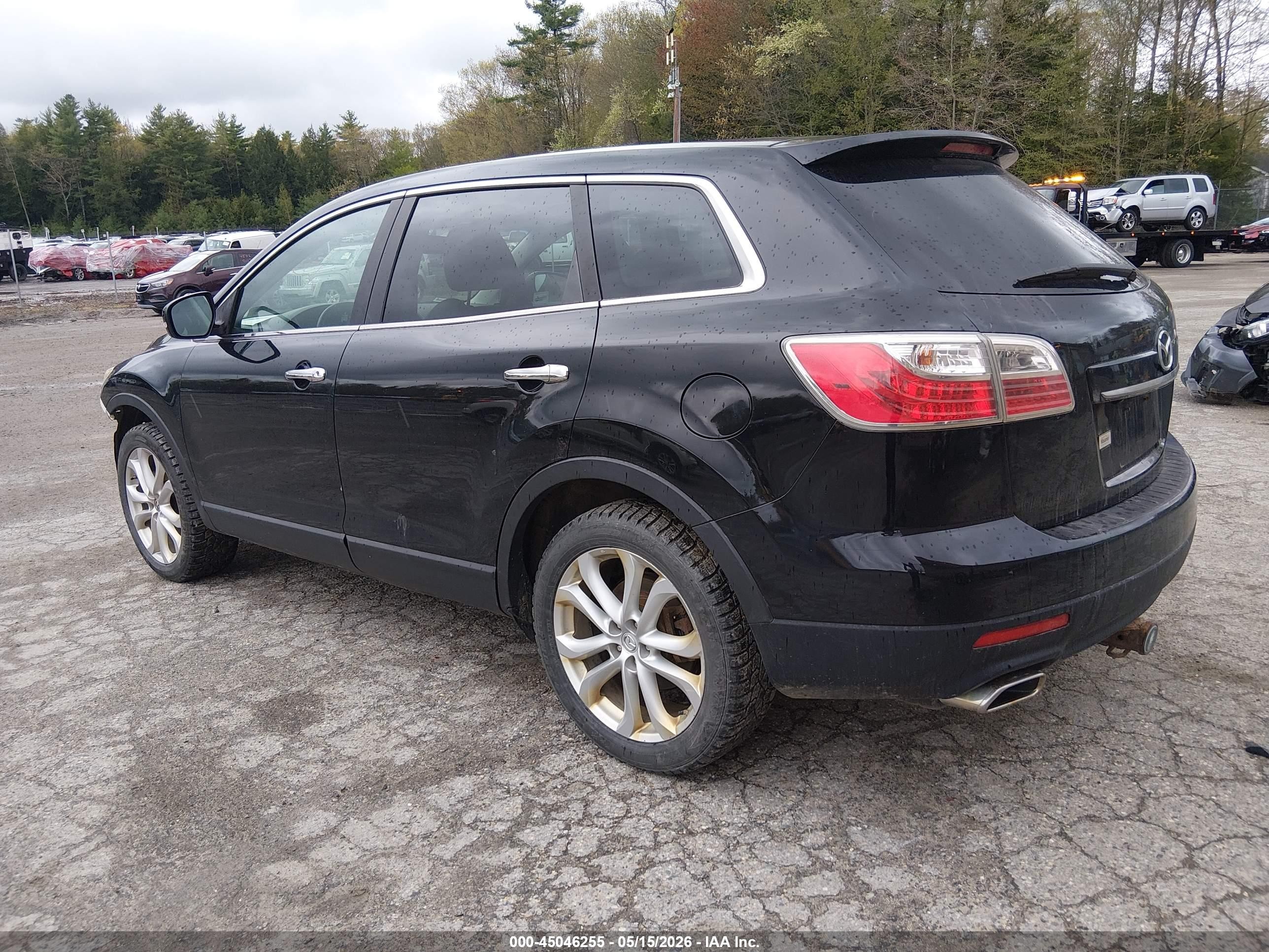 2011 Mazda Cx-9 Grand Touring Black vin: JM3TB3DV3B0304092