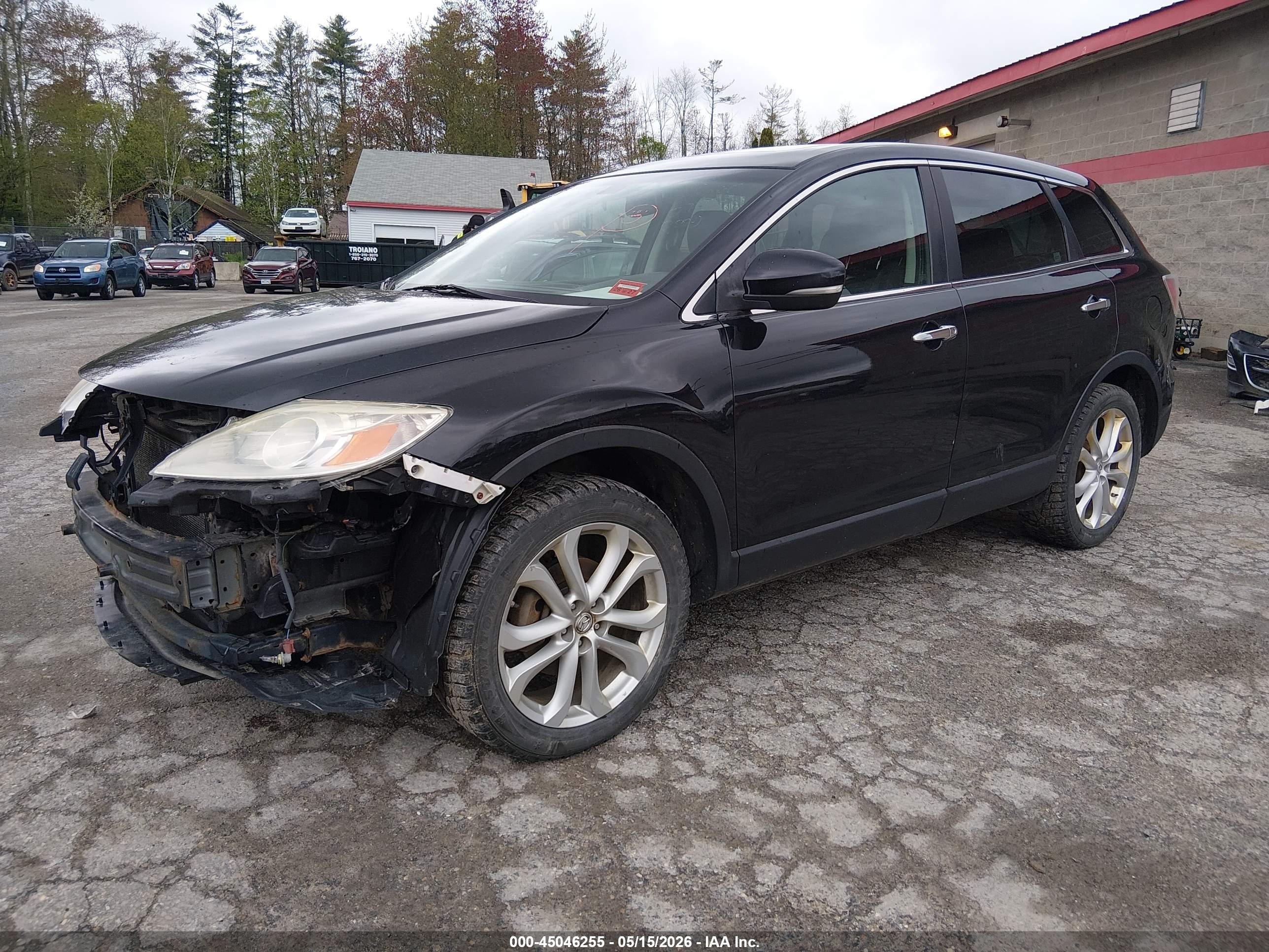 2011 Mazda Cx-9 Grand Touring Black vin: JM3TB3DV3B0304092