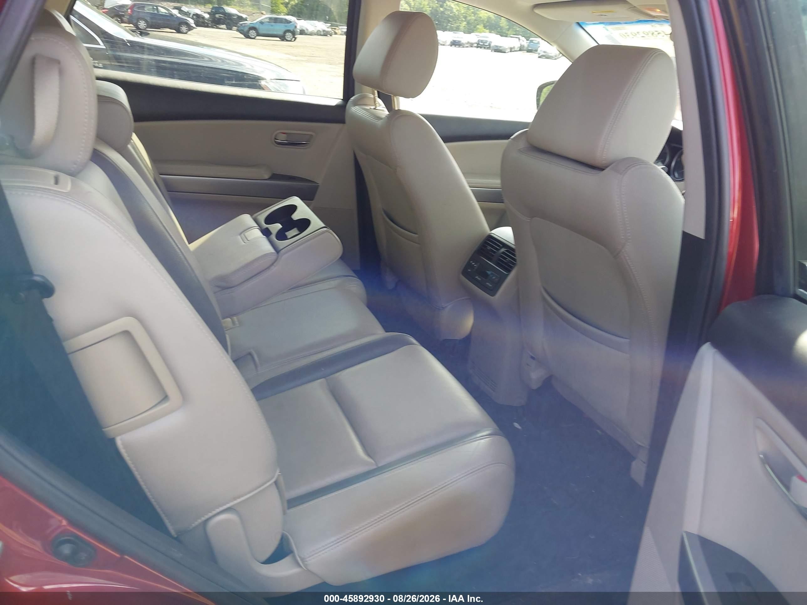 2011 Mazda Cx-9 Grand Touring Red vin: JM3TB3DV3B0309969