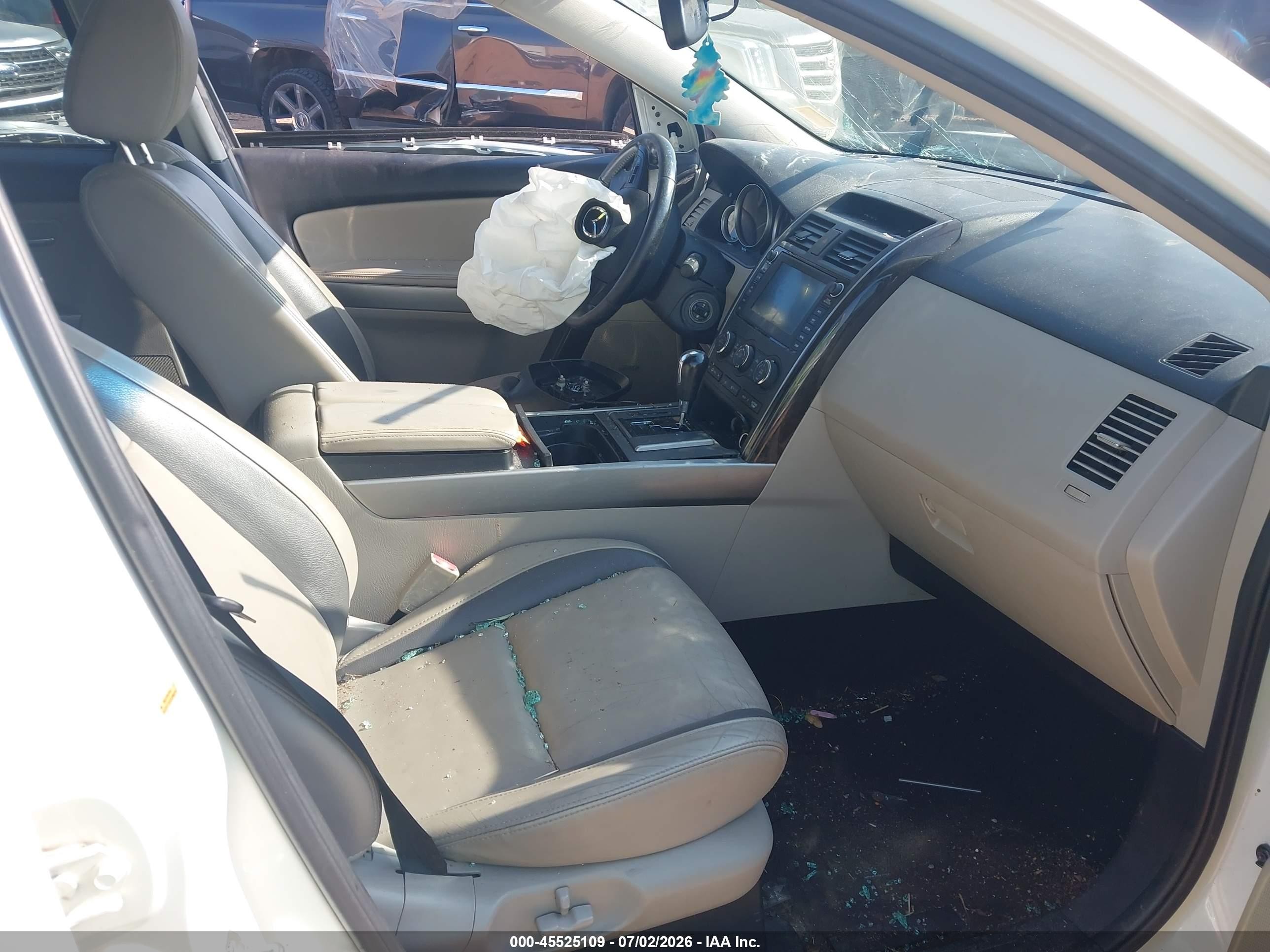 2011 Mazda Cx-9 Grand Touring Белый vin: JM3TB3DV3B0315058