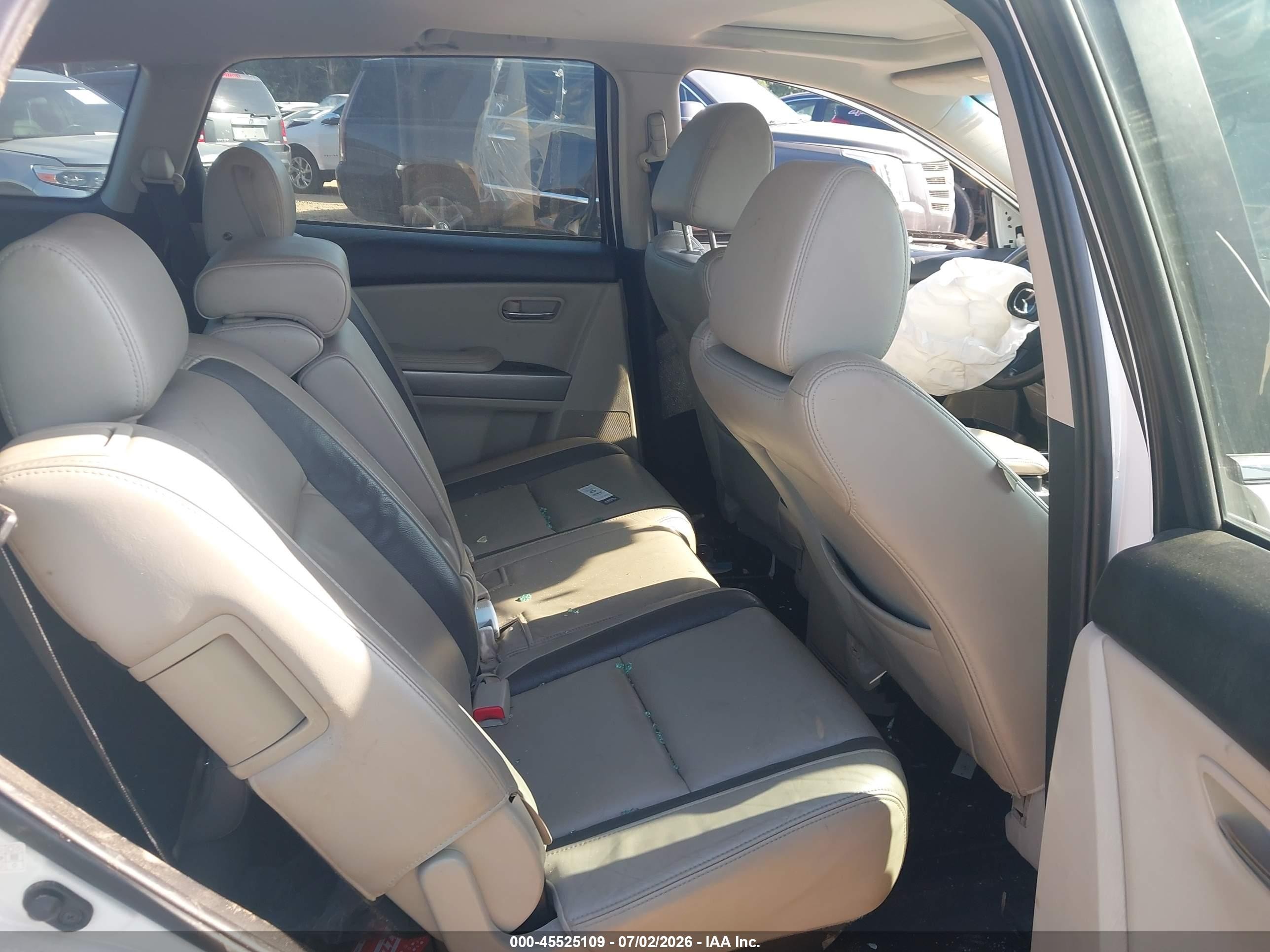 2011 Mazda Cx-9 Grand Touring Белый vin: JM3TB3DV3B0315058