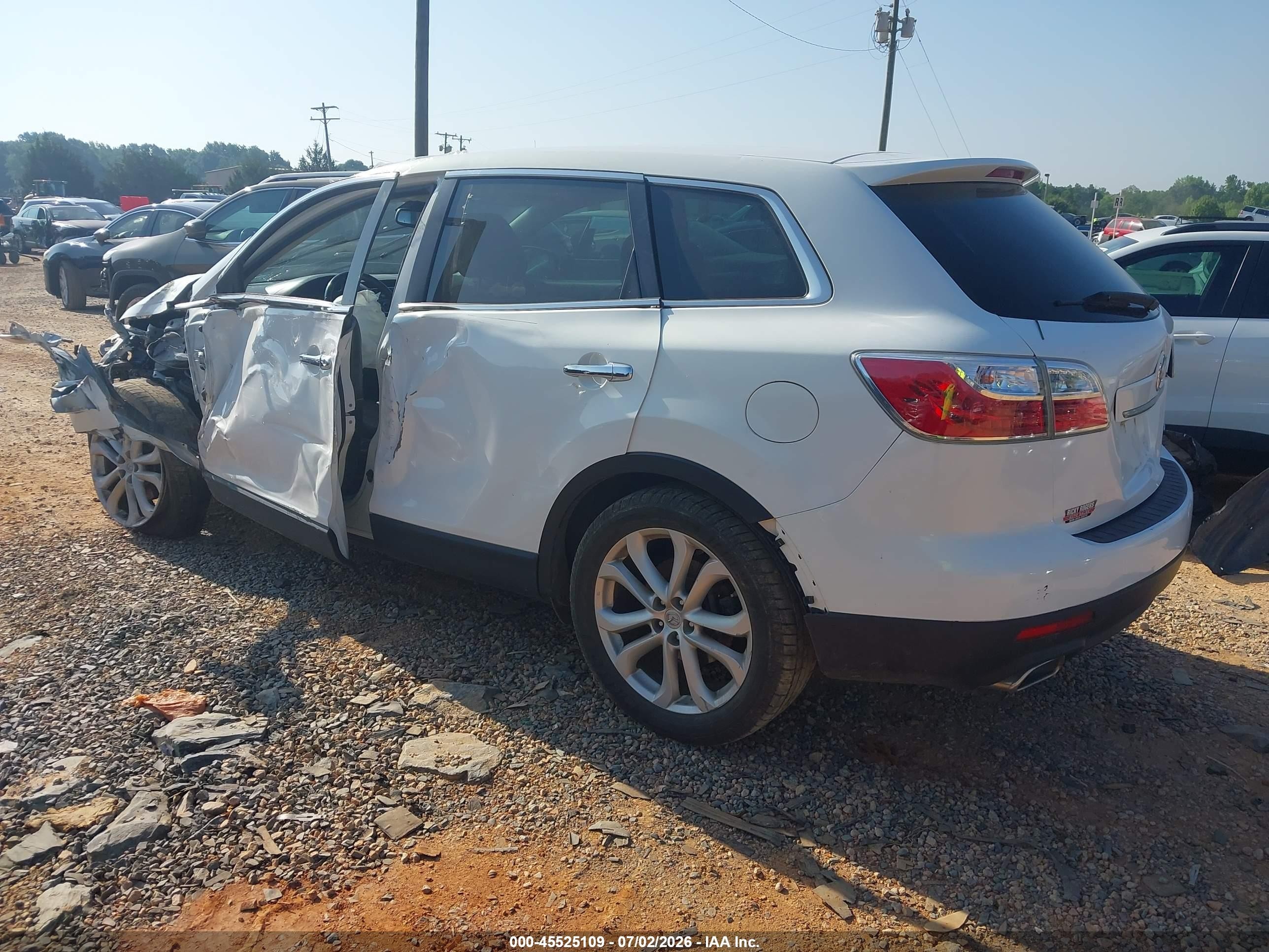 2011 Mazda Cx-9 Grand Touring Белый vin: JM3TB3DV3B0315058
