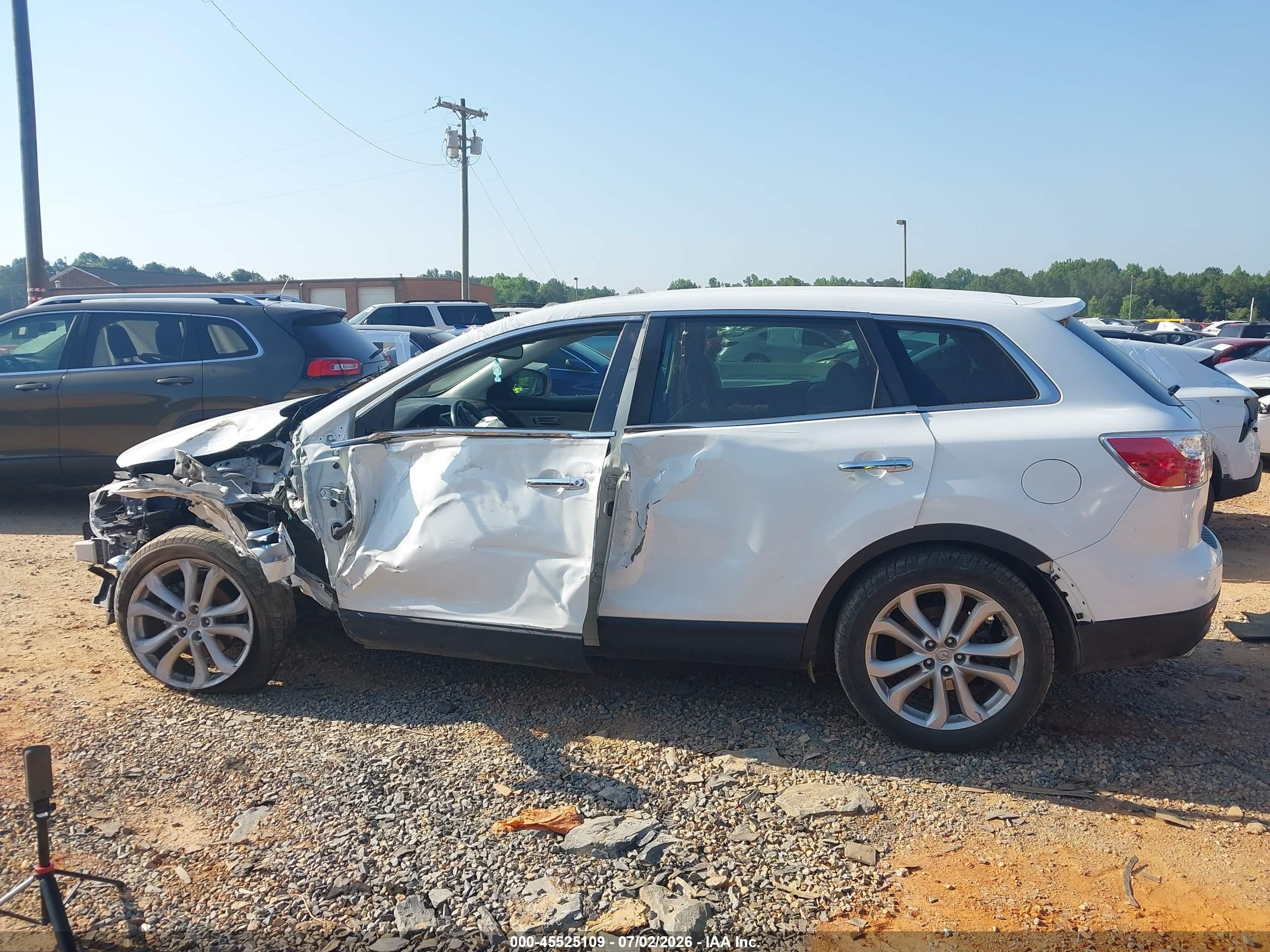 2011 Mazda Cx-9 Grand Touring Белый vin: JM3TB3DV3B0315058