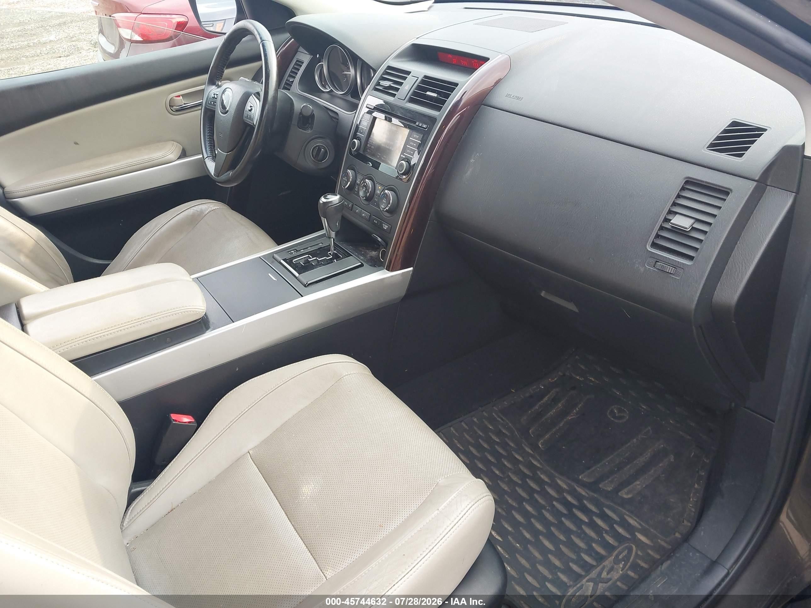 2015 Mazda Cx-9 Grand Touring Brown vin: JM3TB3DV3F0463152